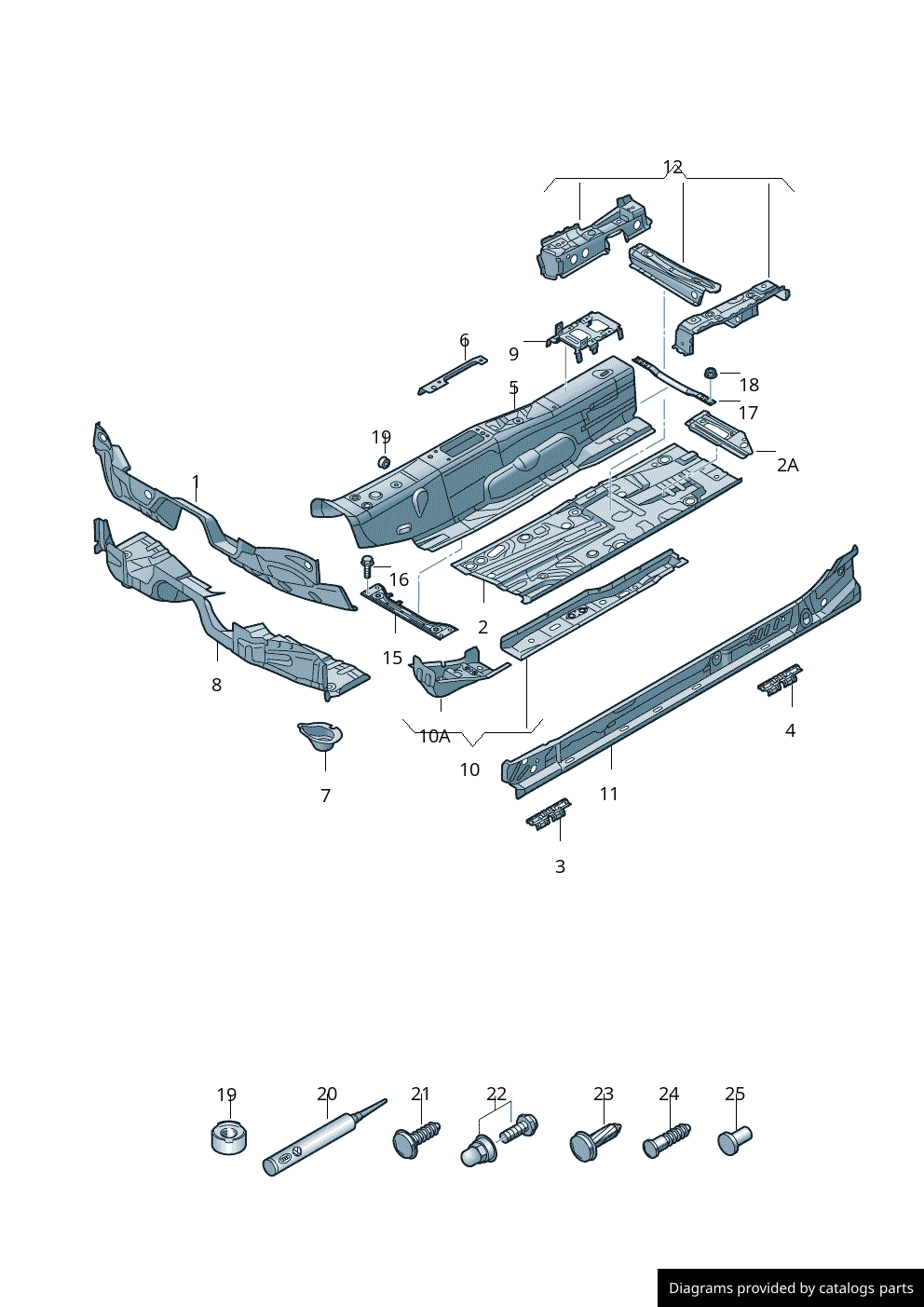 Car part diagram