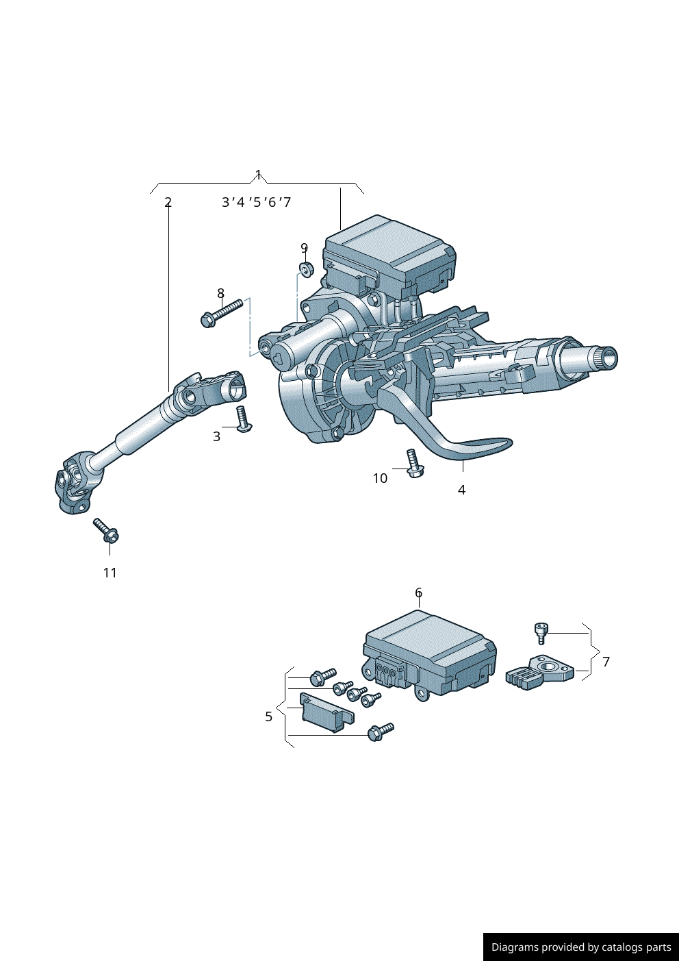 Car part diagram