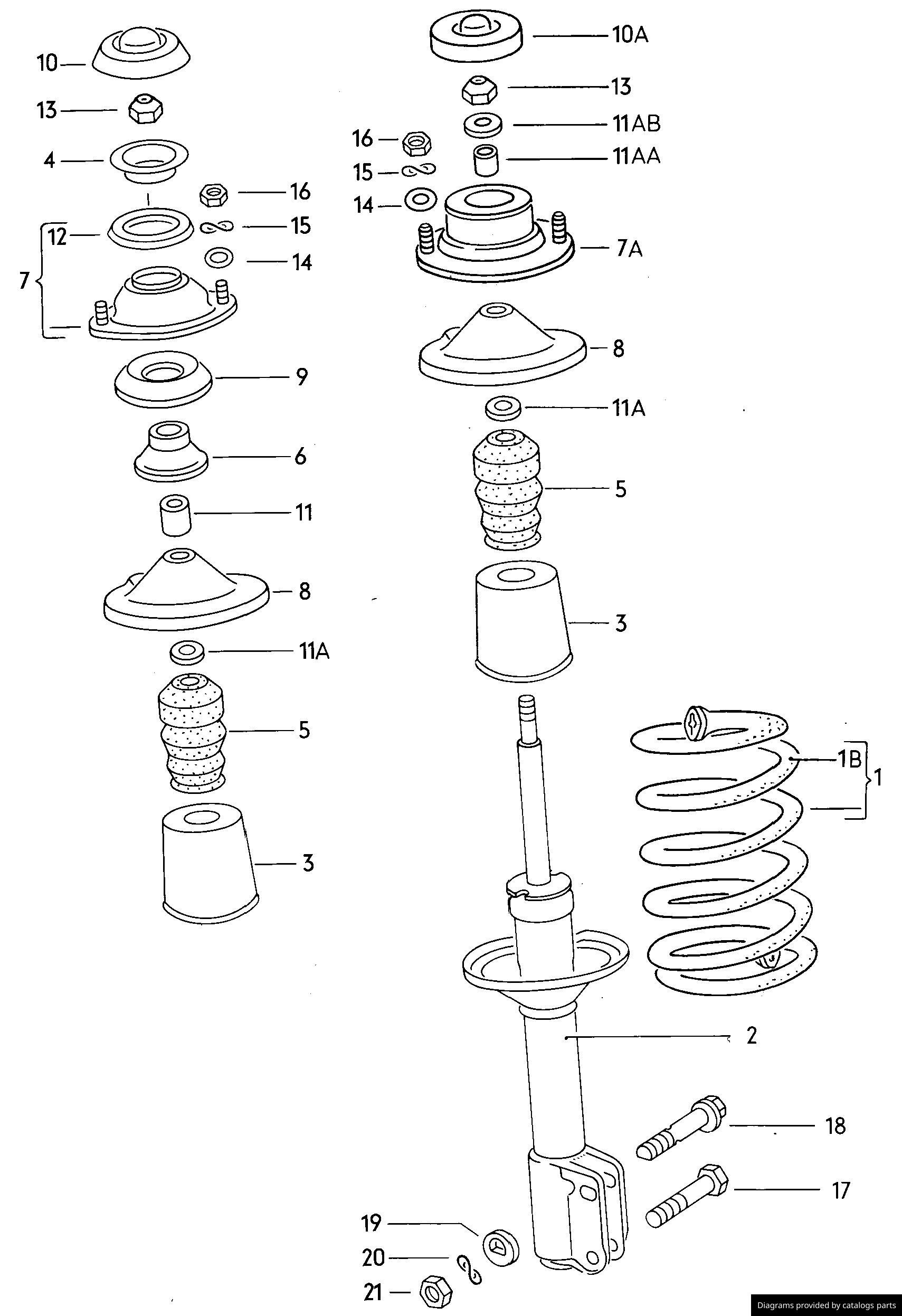 Car part diagram