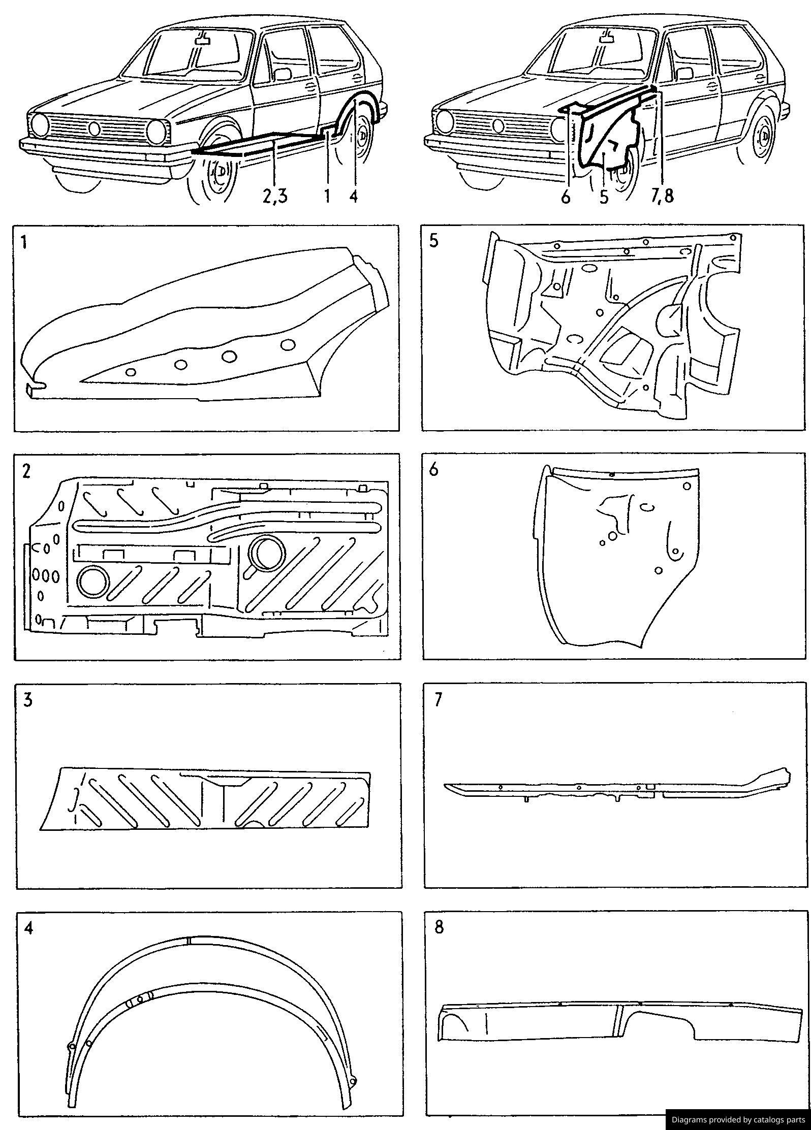 Car part diagram