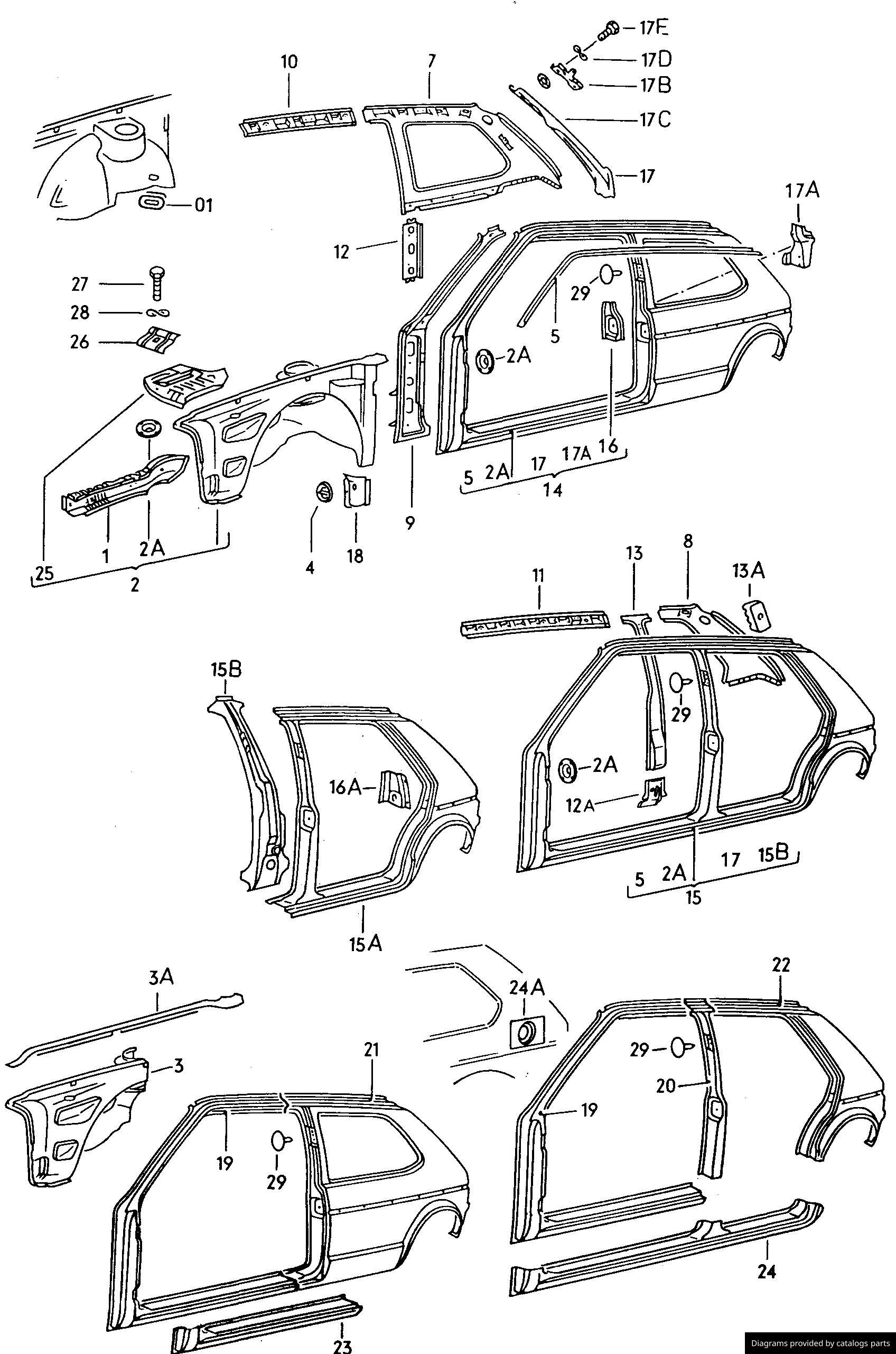 Car part diagram