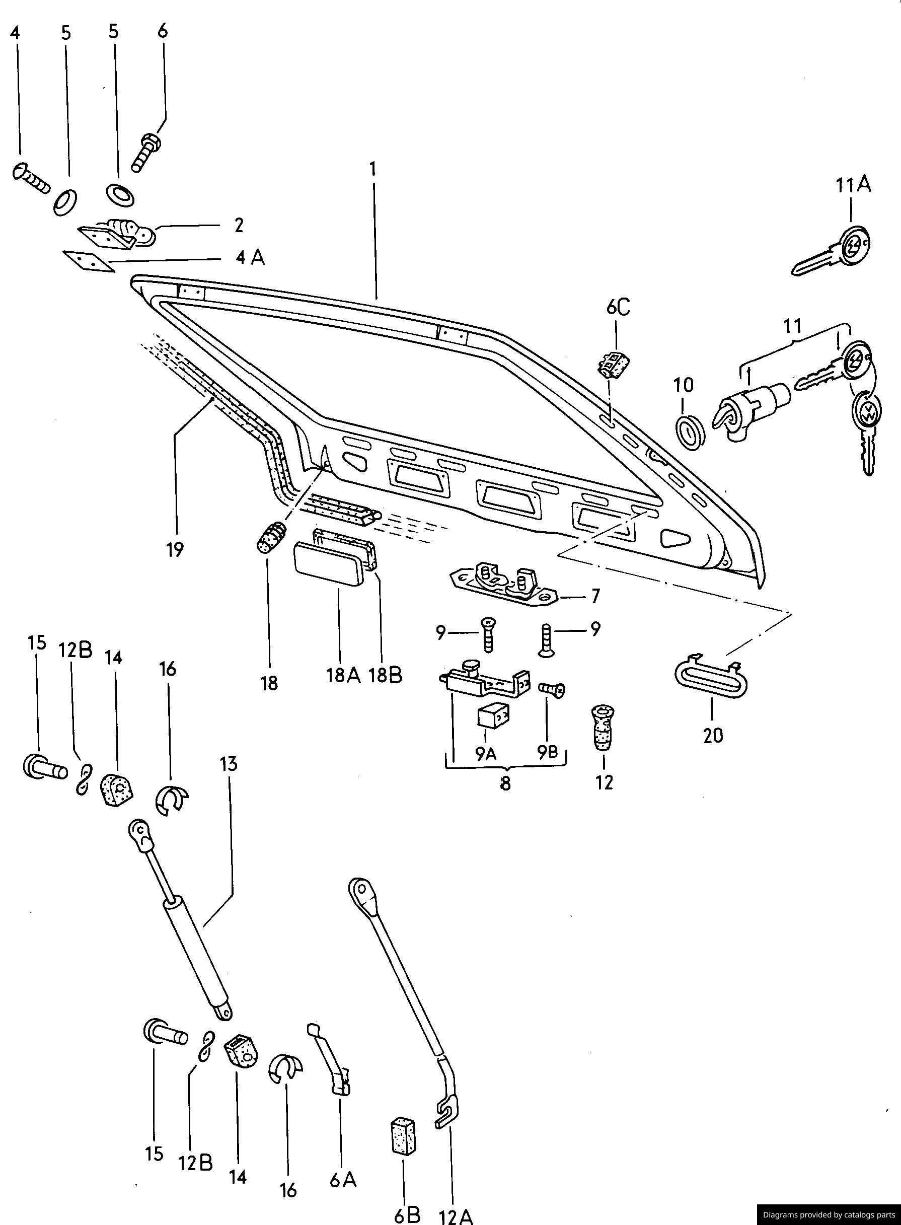 Car part diagram