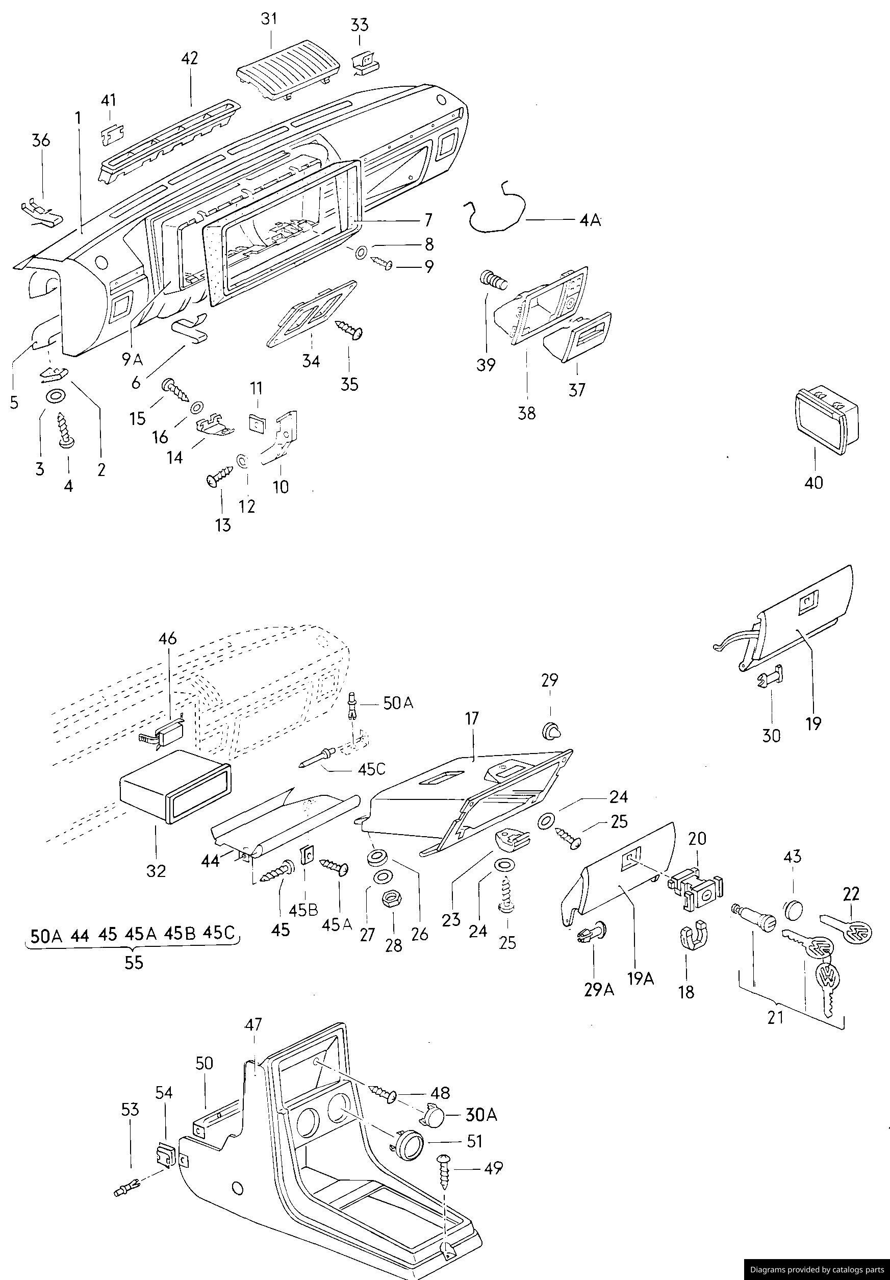 Car part diagram