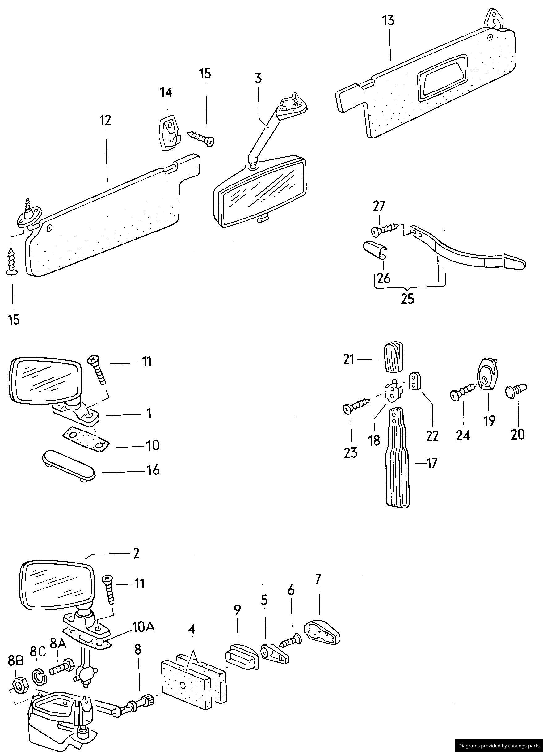 Car part diagram