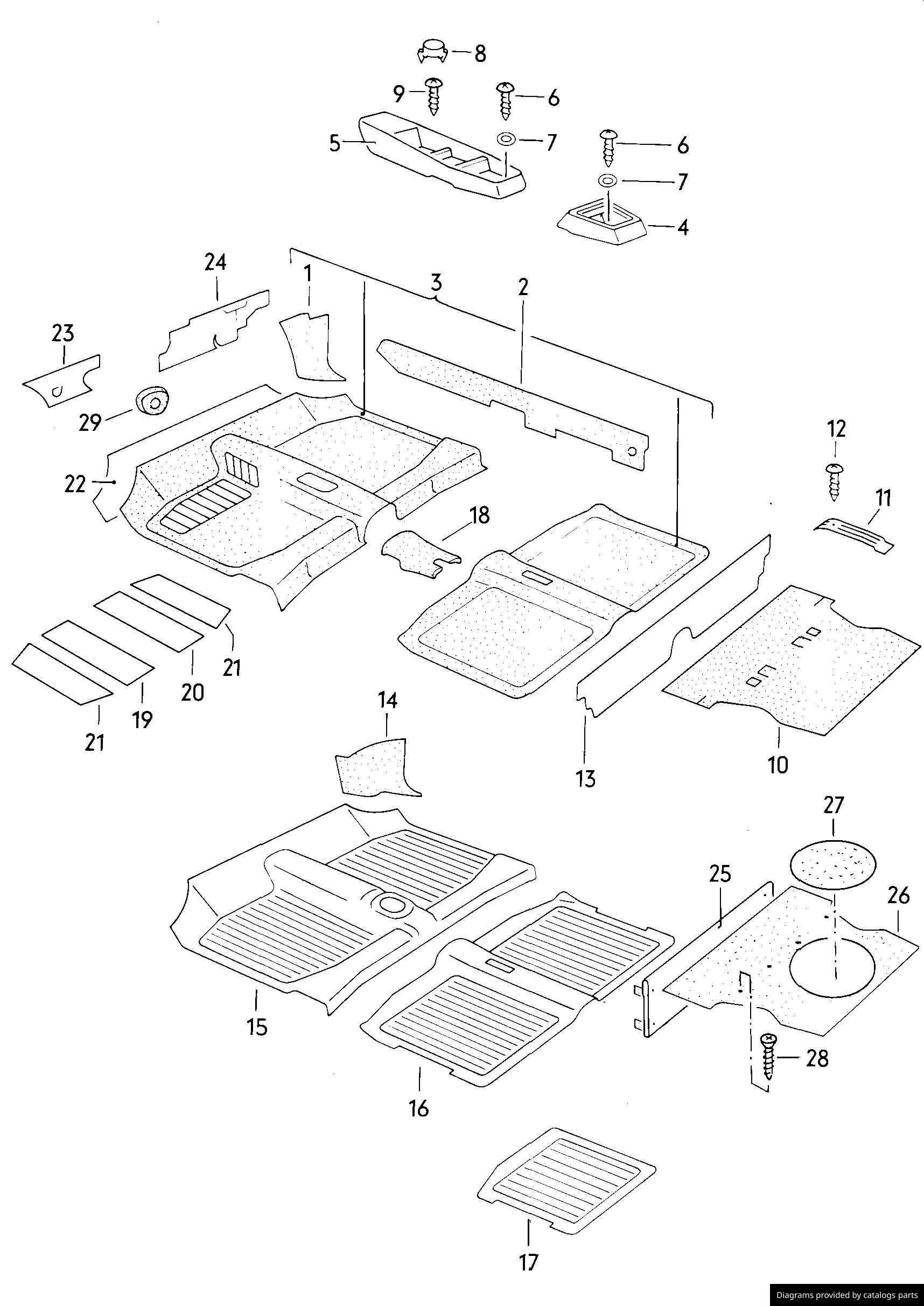 Car part diagram