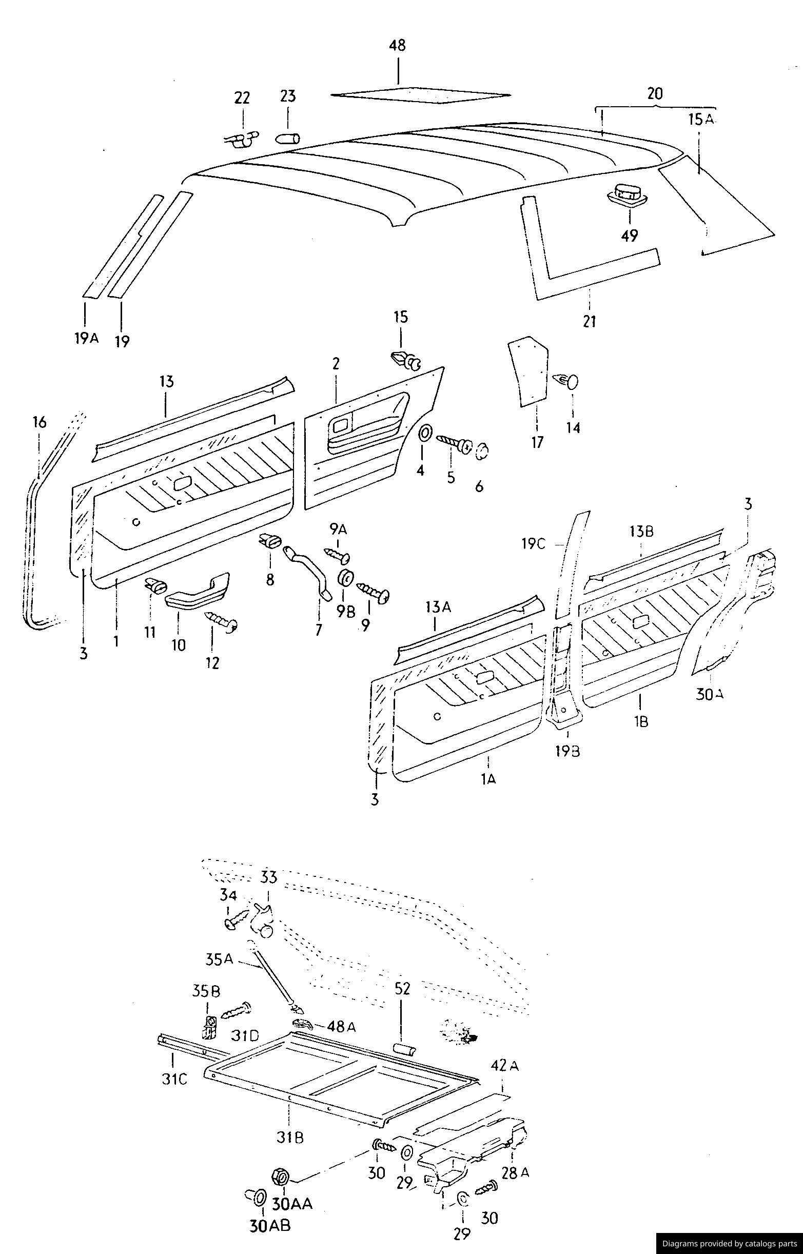 Car part diagram