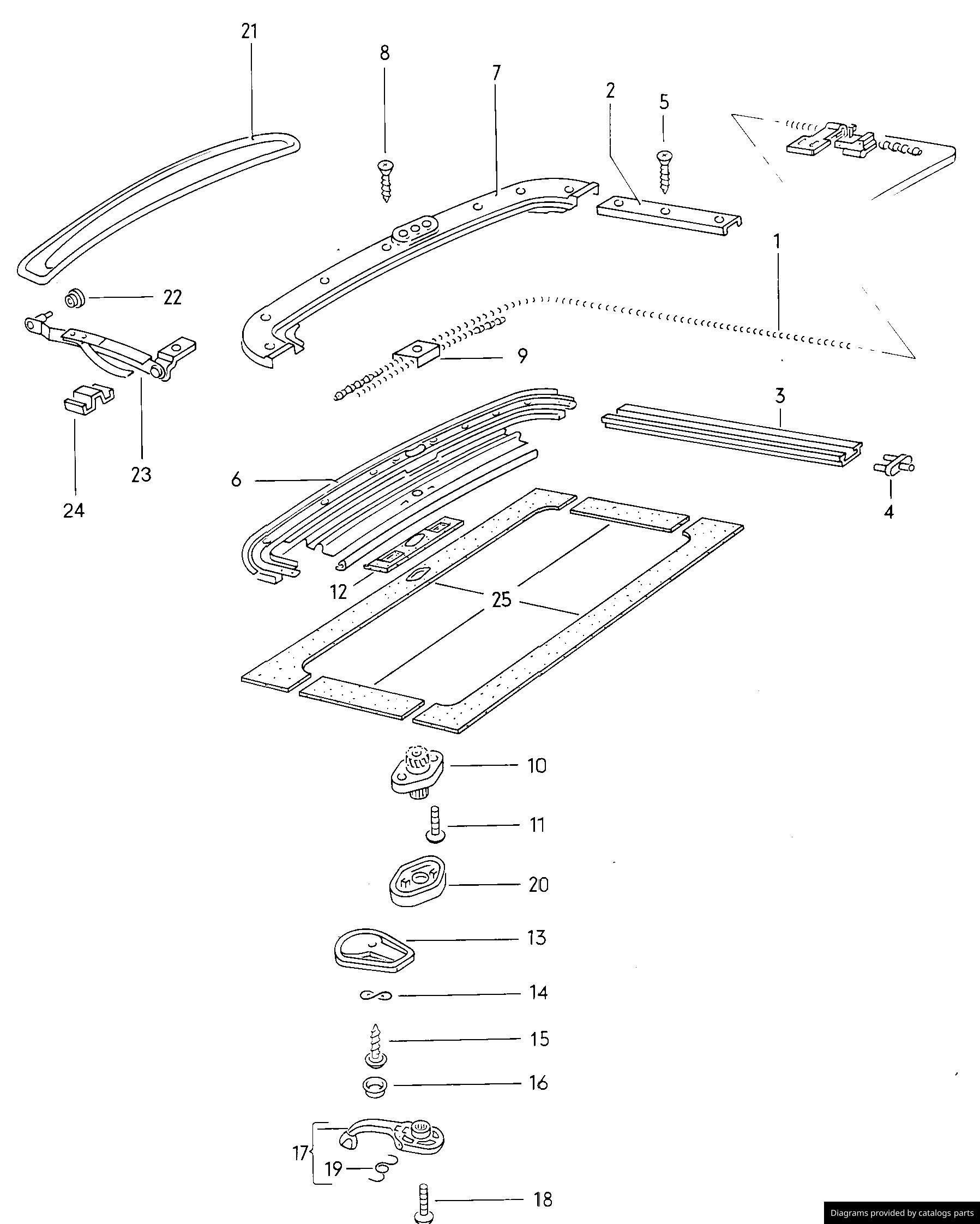 Car part diagram