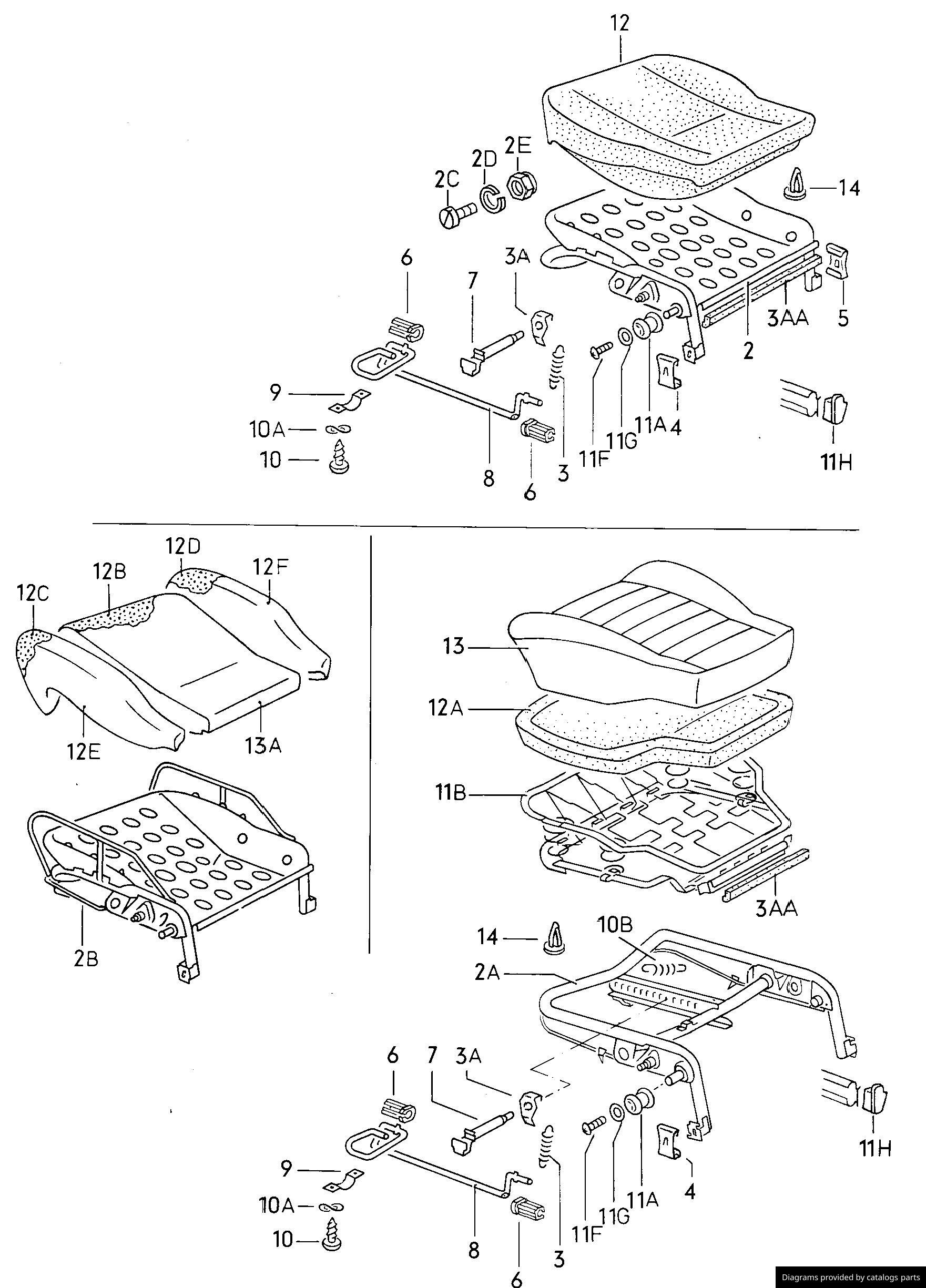 Car part diagram