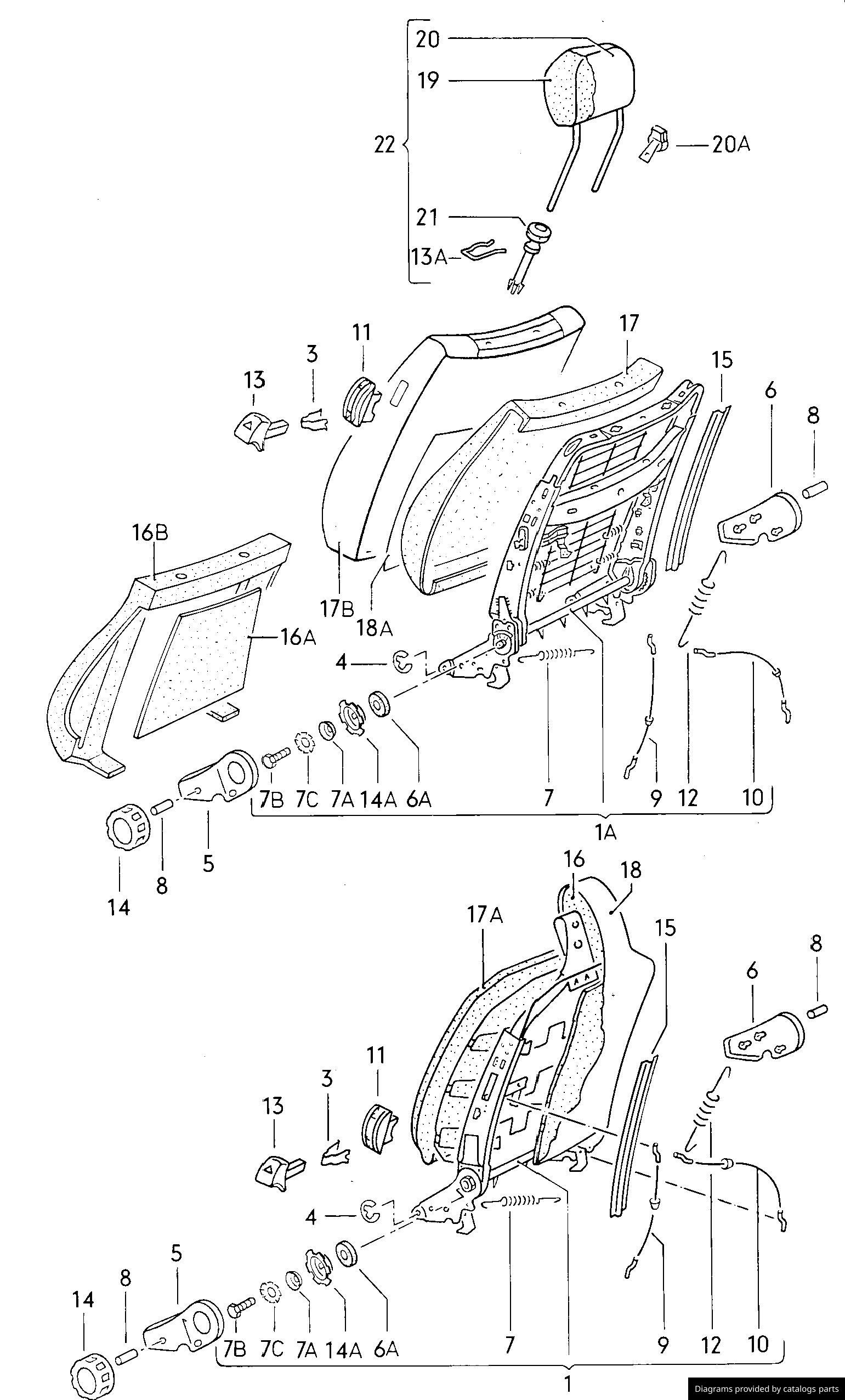 Car part diagram