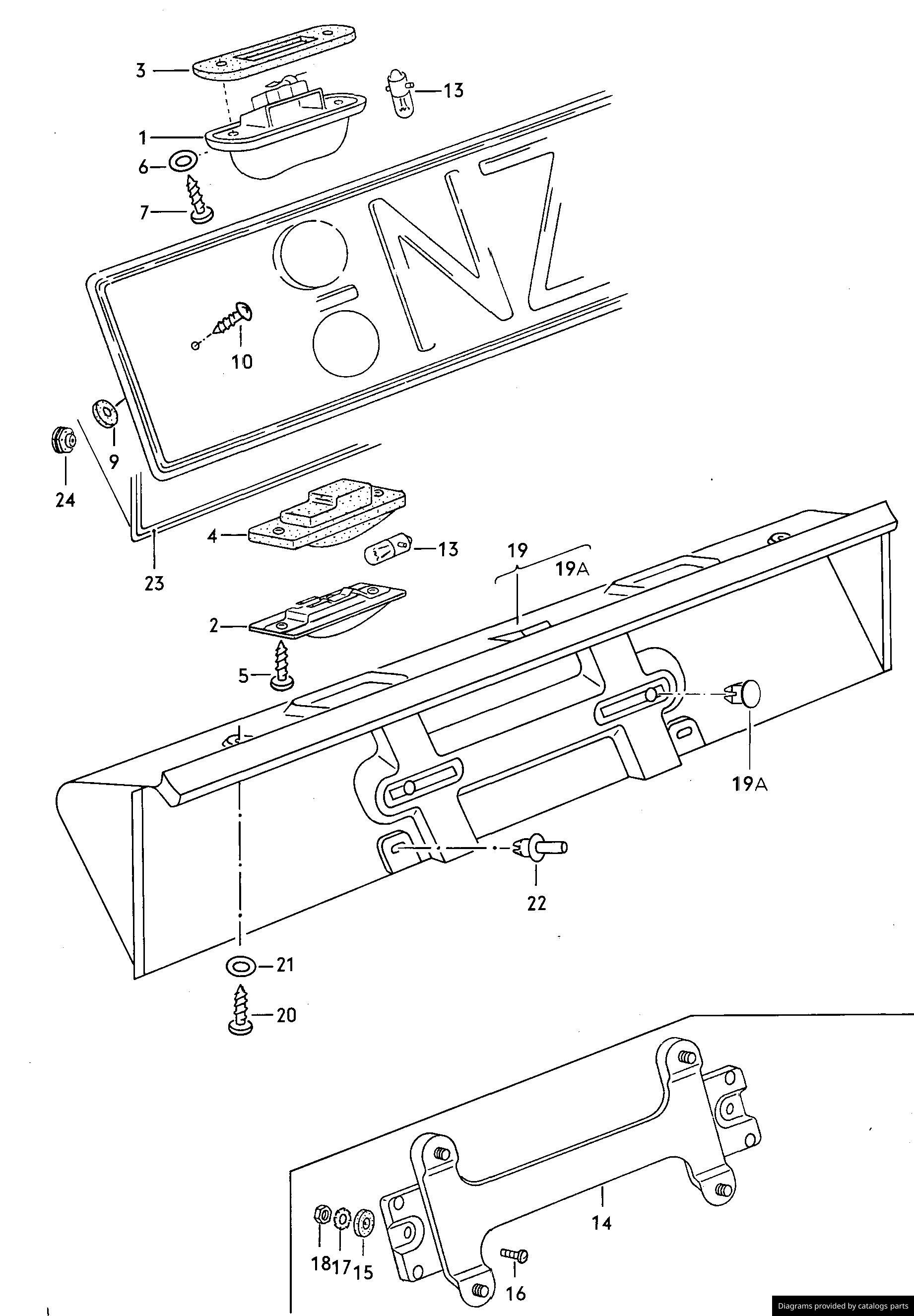 Car part diagram