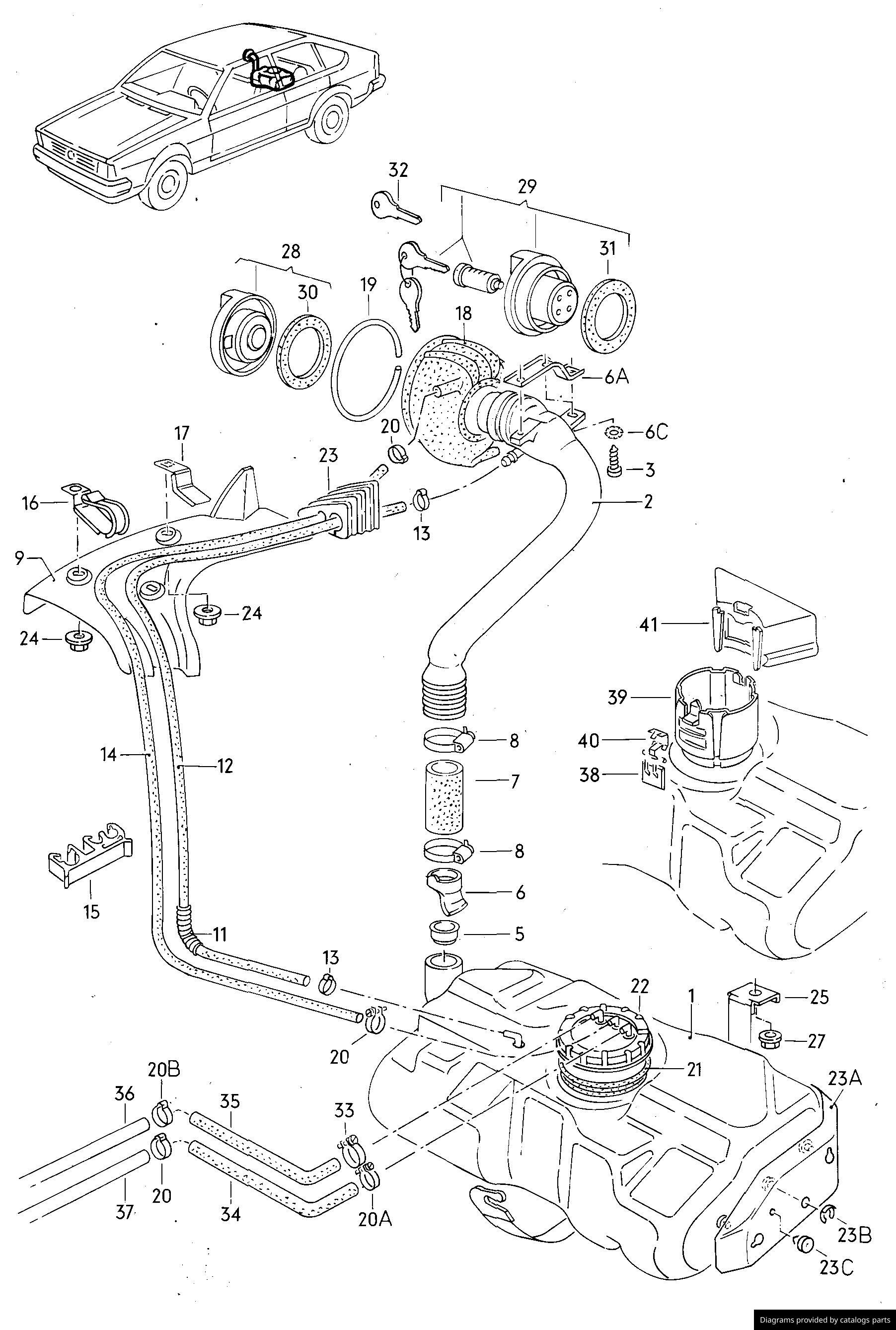 Car part diagram