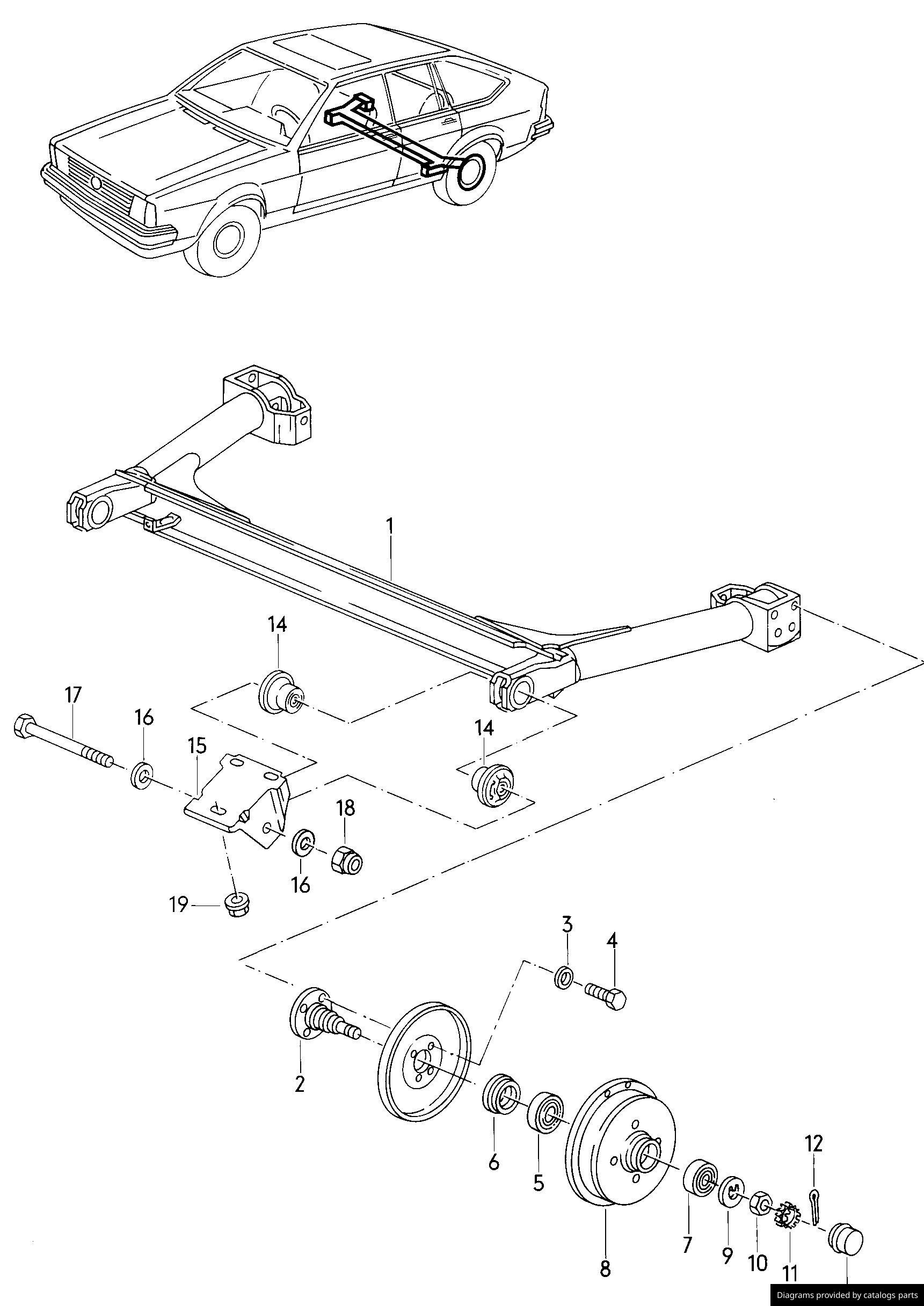 Car part diagram