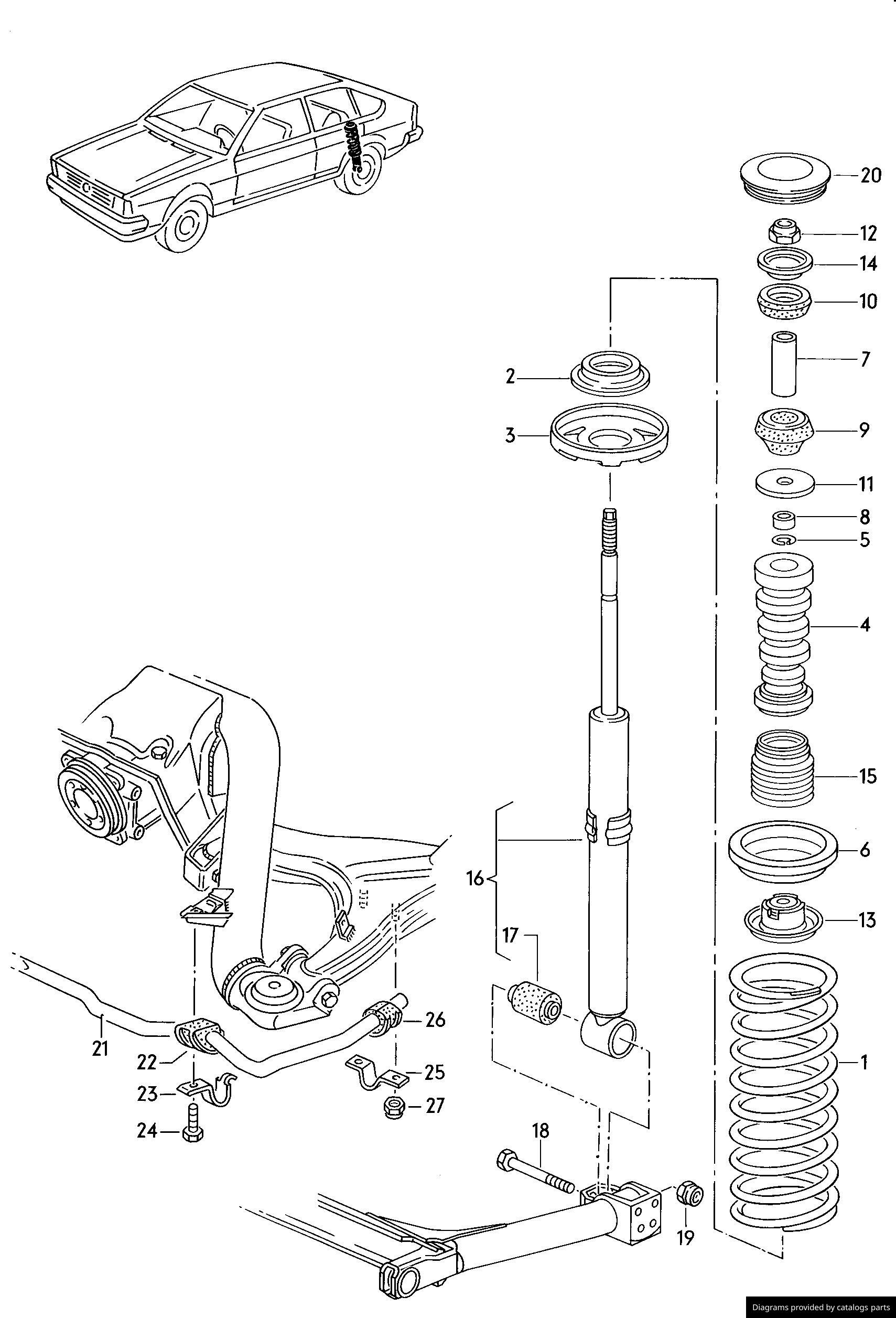 Car part diagram
