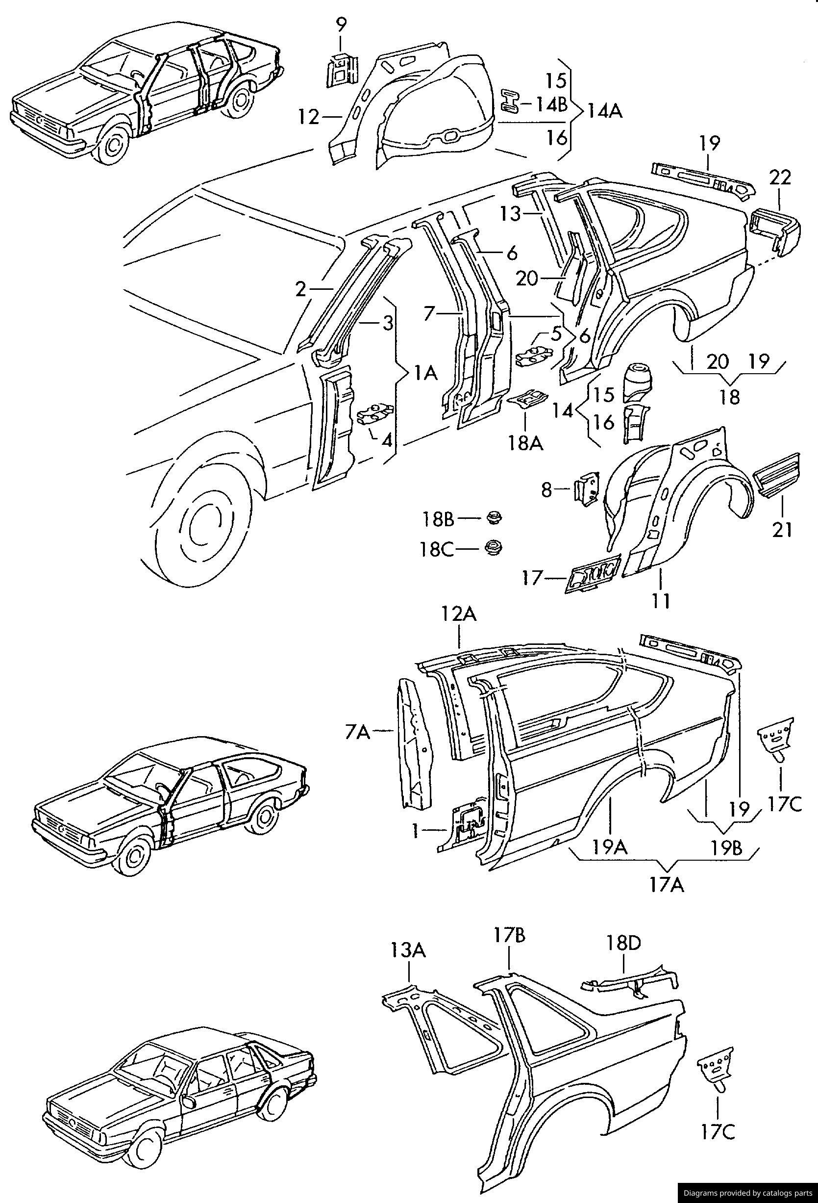 Car part diagram