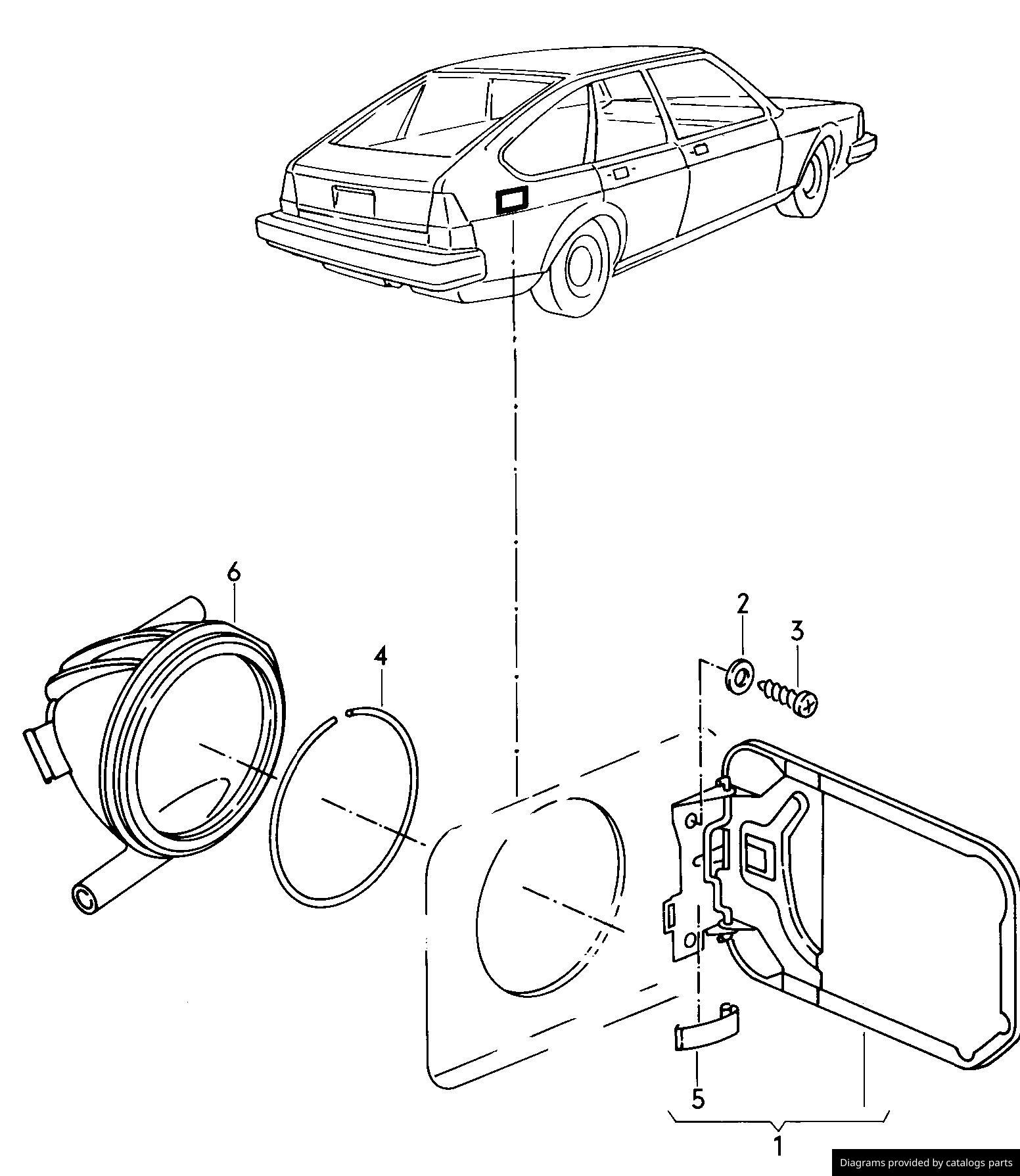 Car part diagram