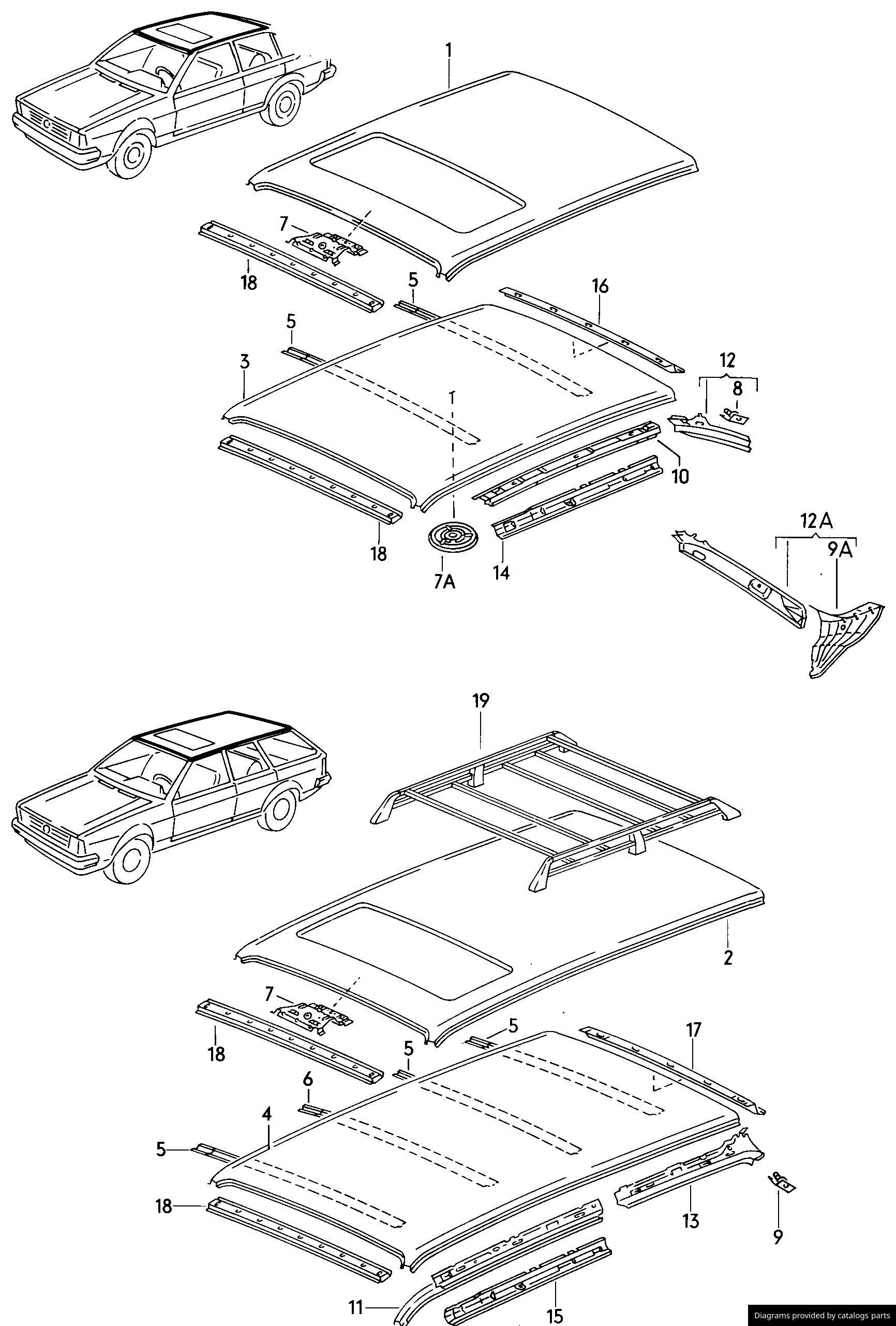 Car part diagram