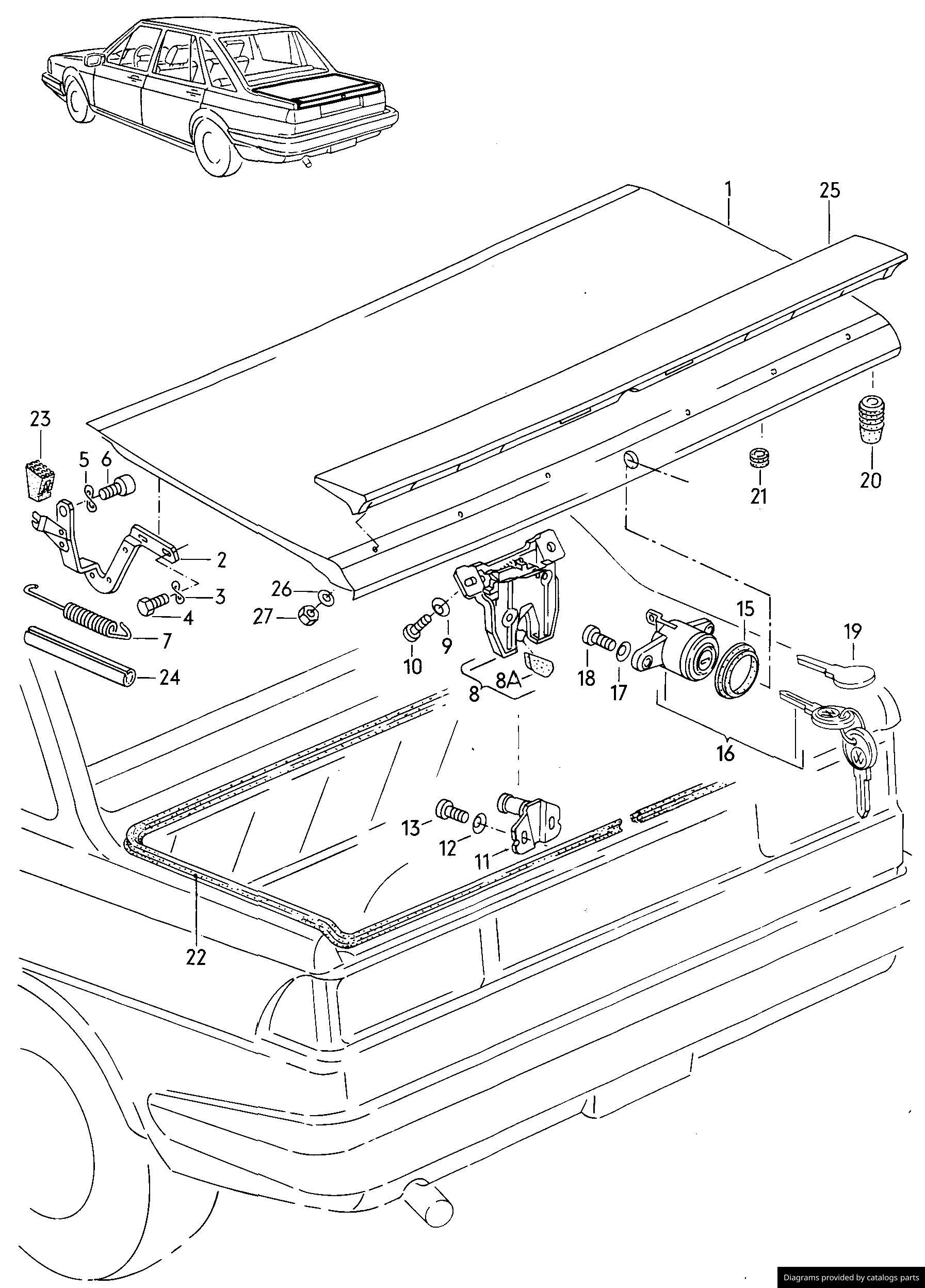 Car part diagram