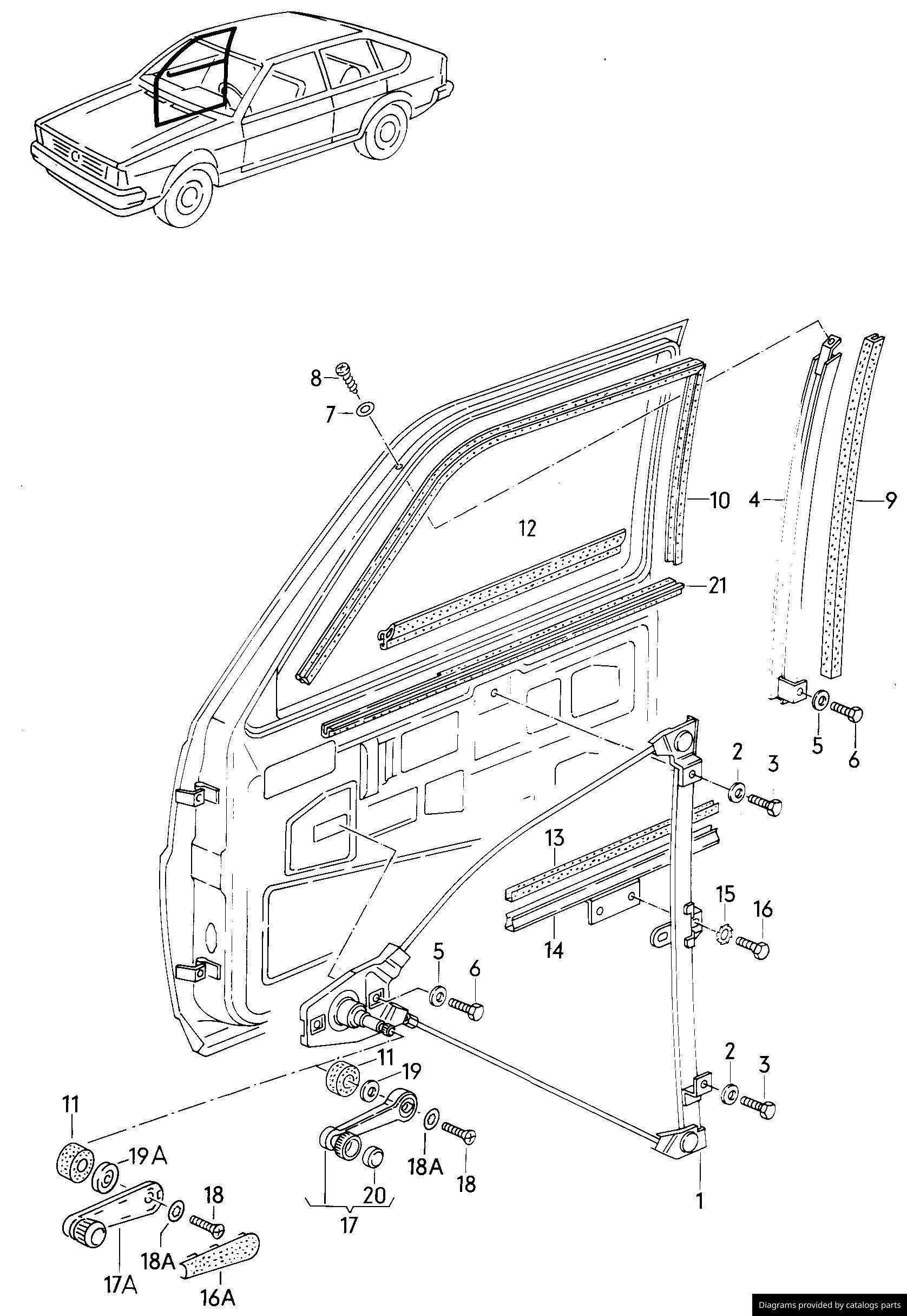 Car part diagram