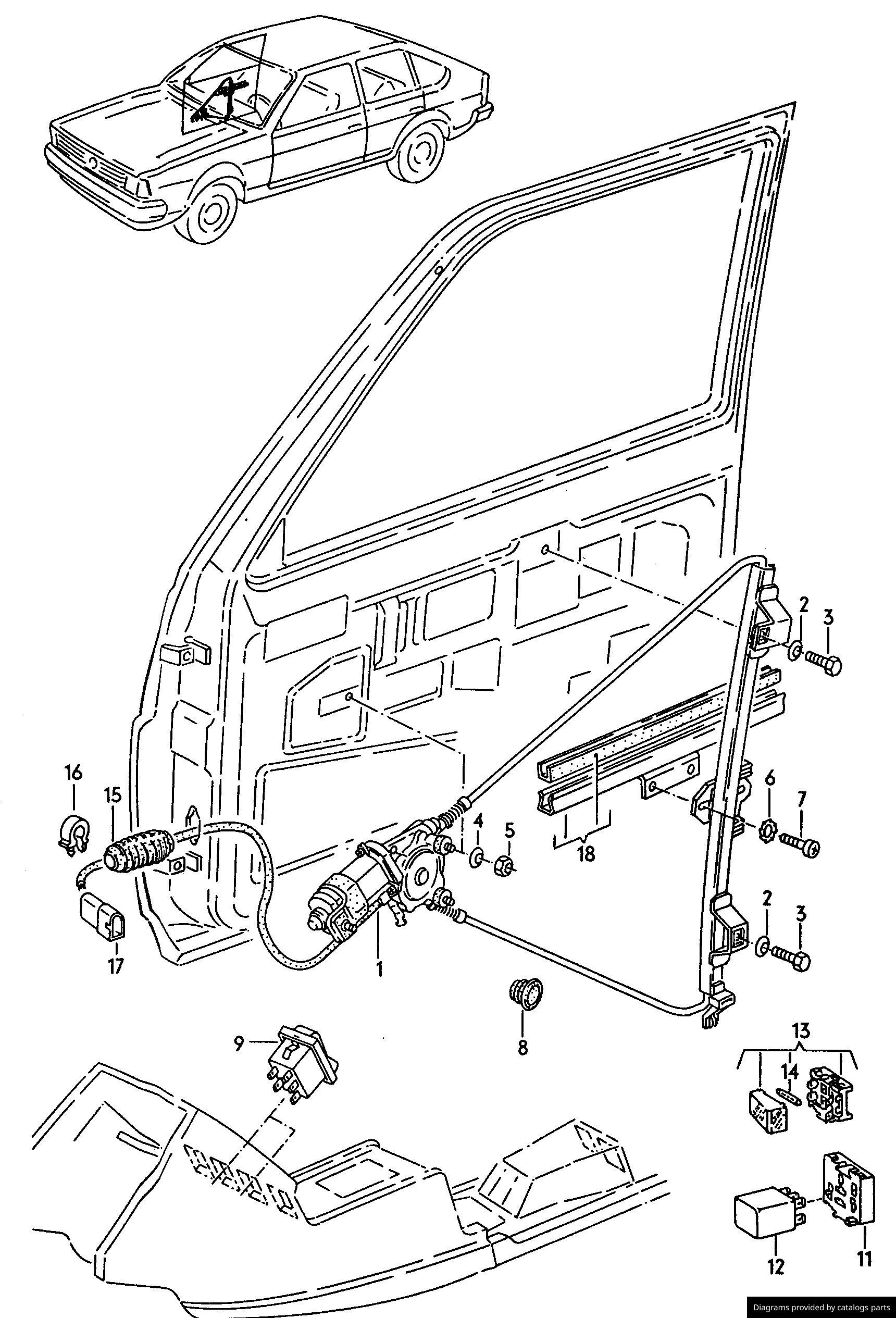 Car part diagram