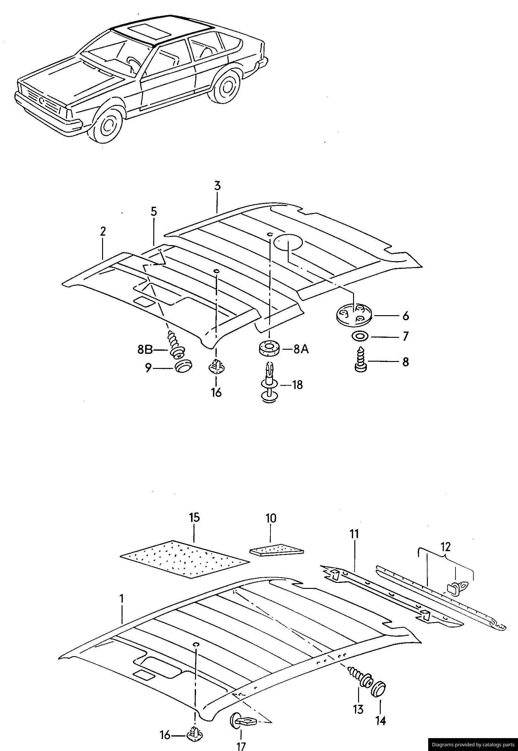 Car part diagram