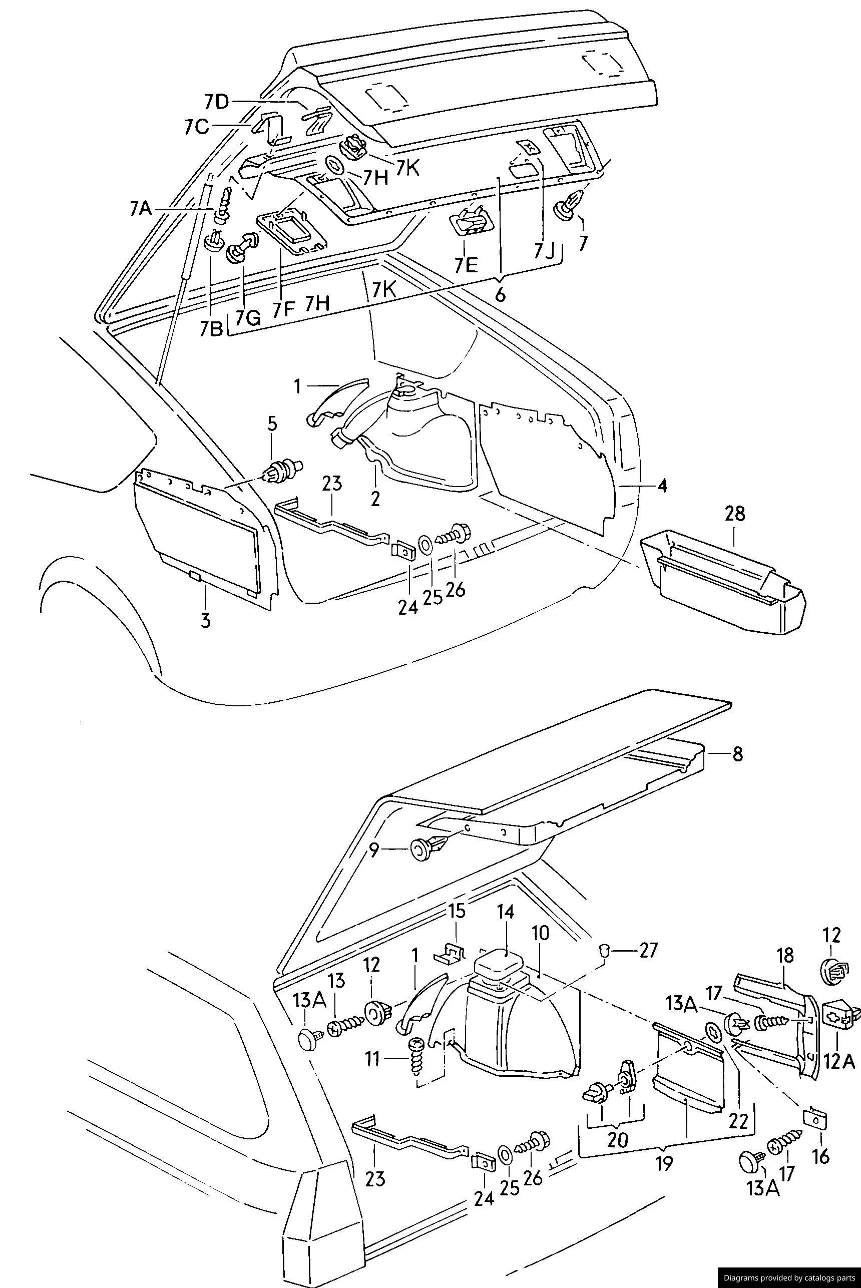 Car part diagram