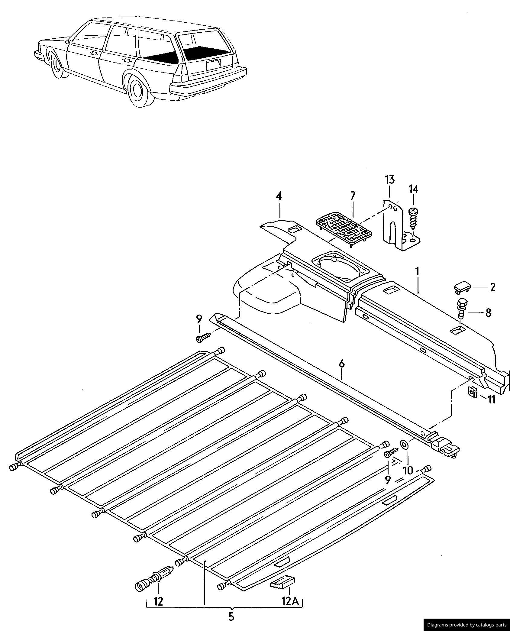 Car part diagram