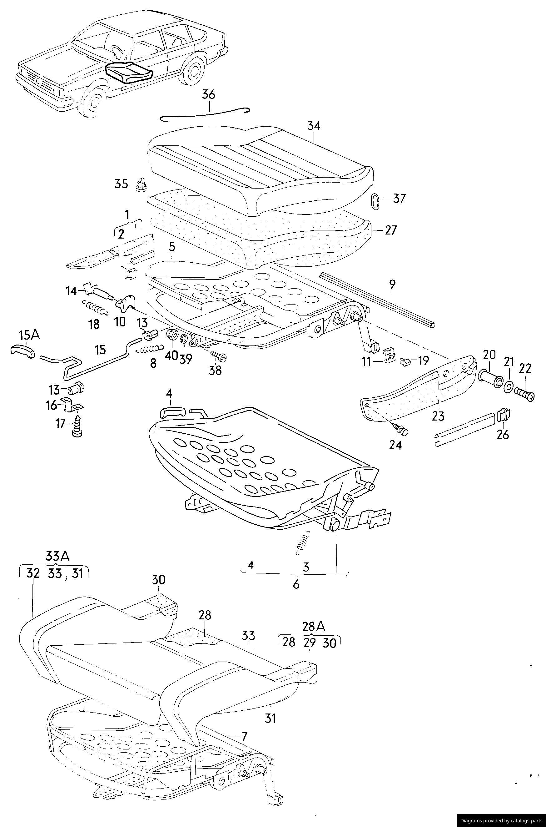 Car part diagram
