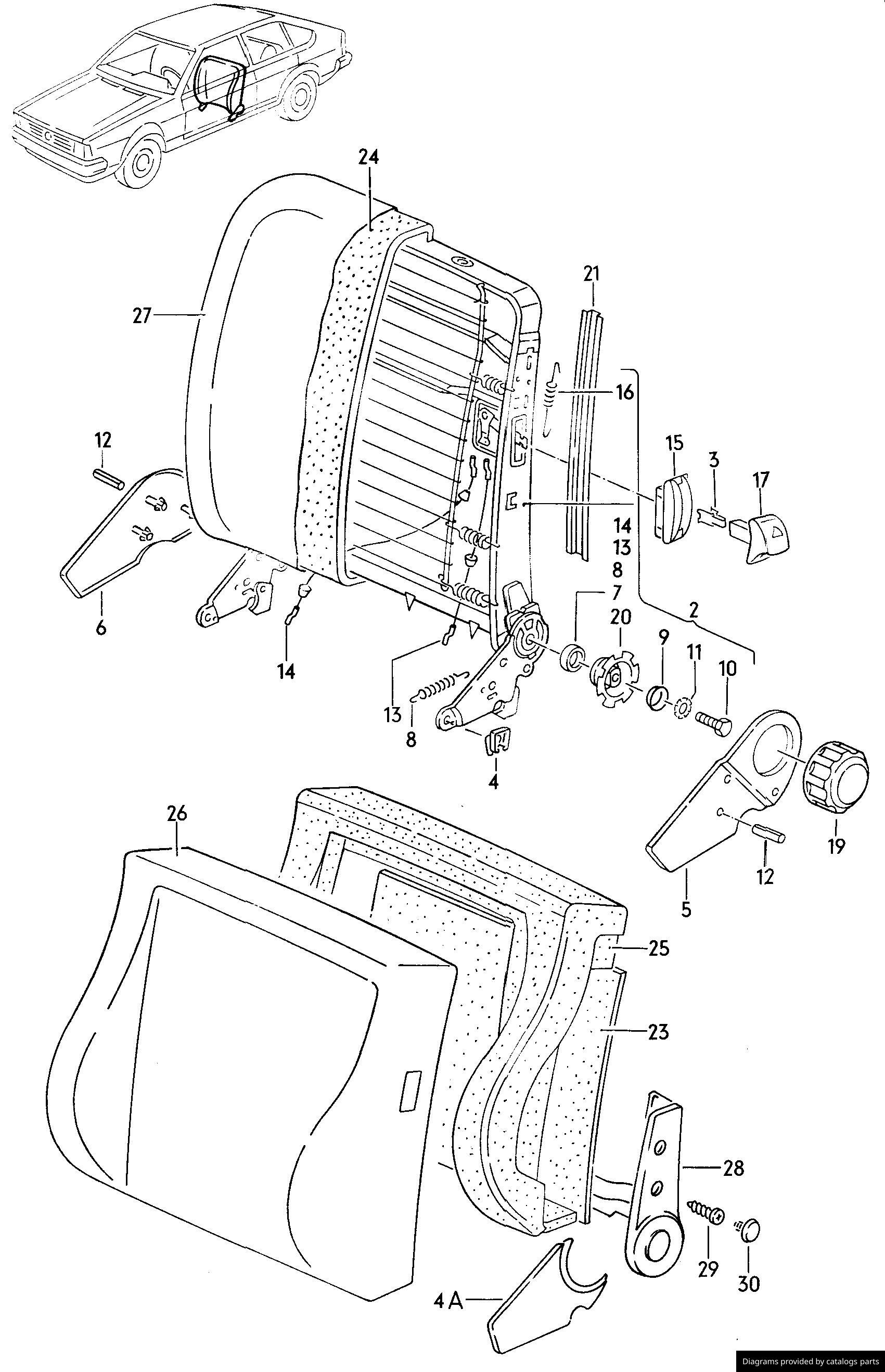 Car part diagram