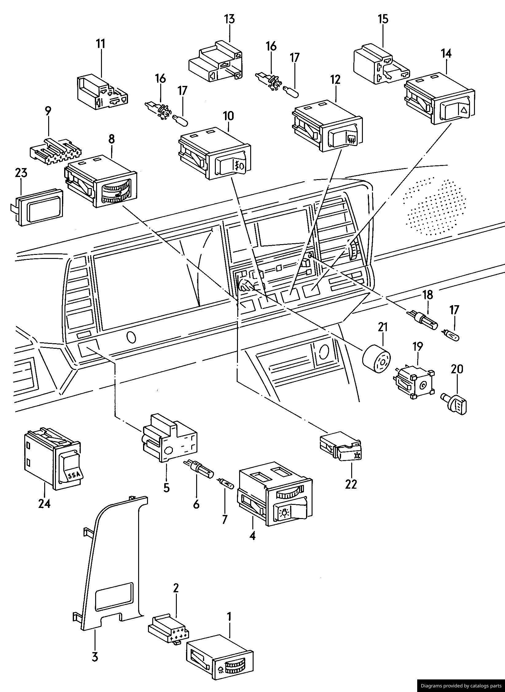 Car part diagram