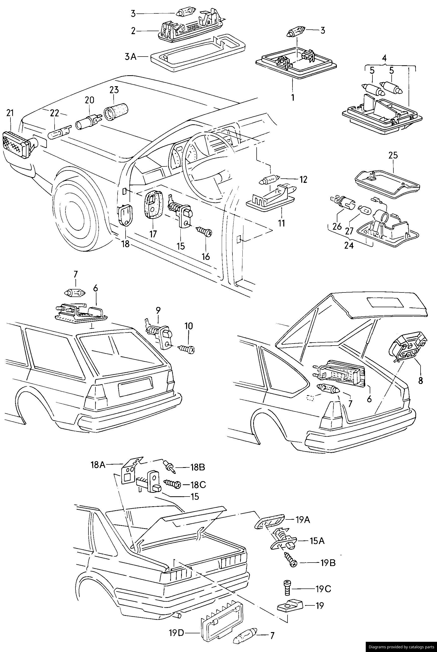 Car part diagram