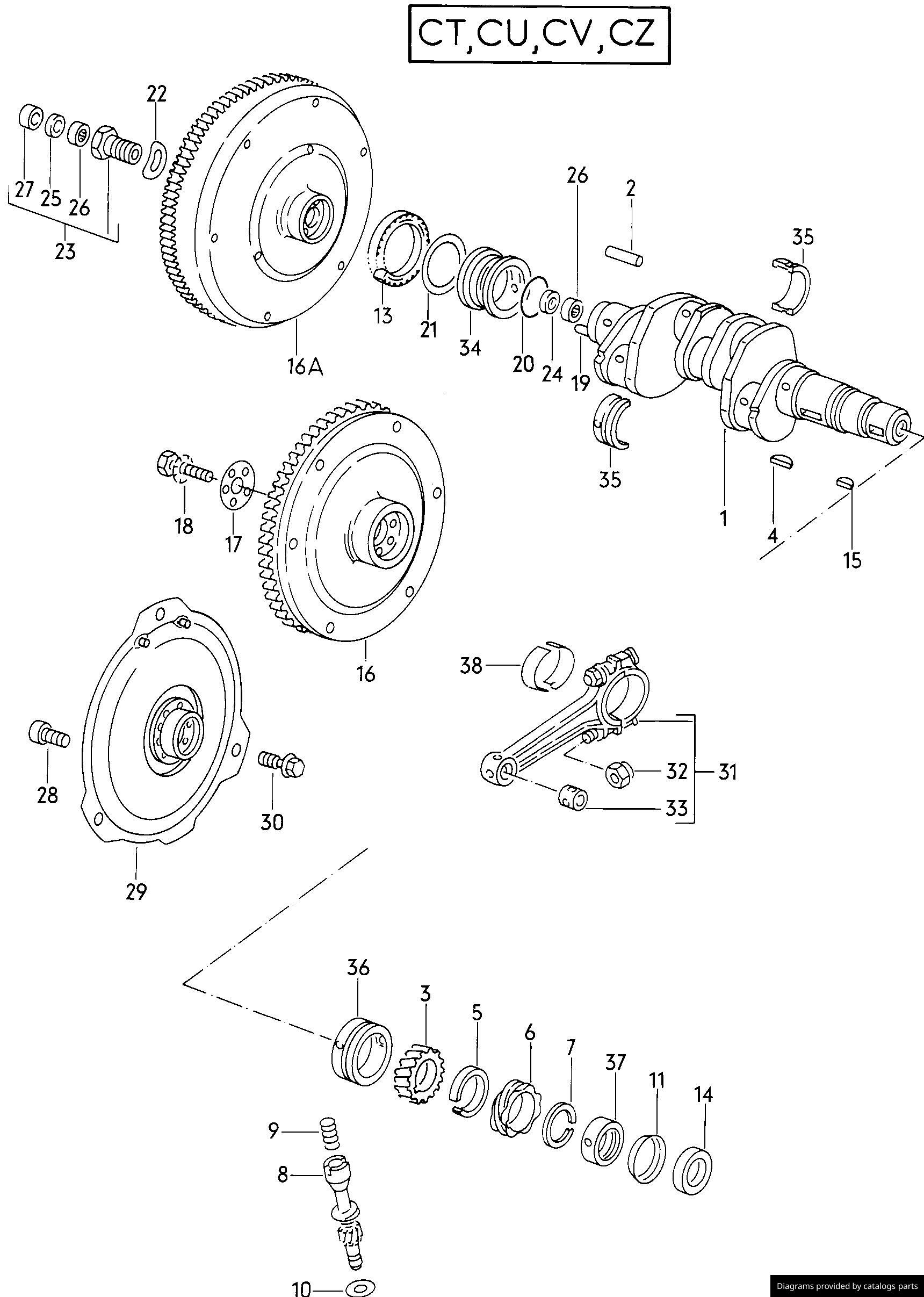 Car part diagram