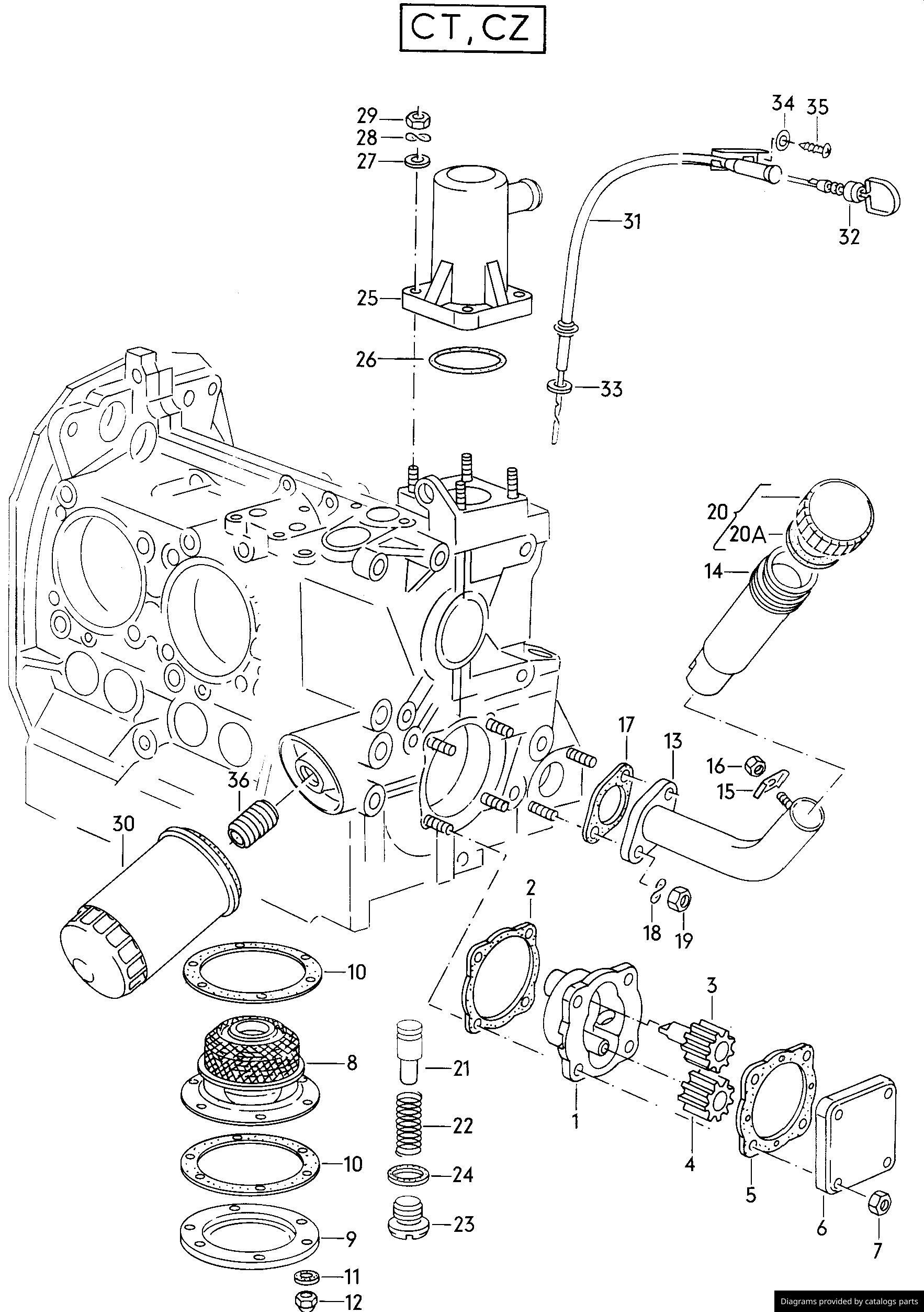 Car part diagram