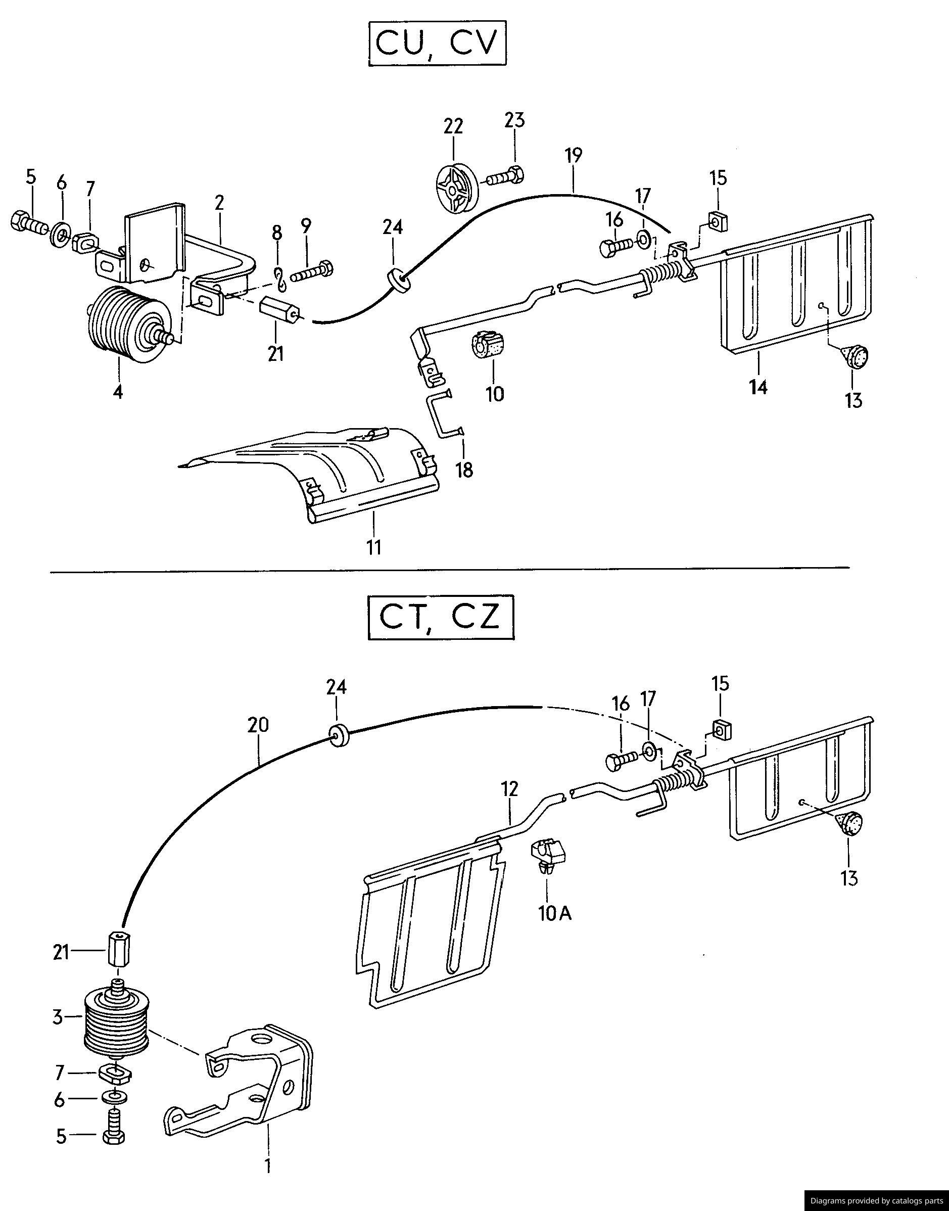 Car part diagram