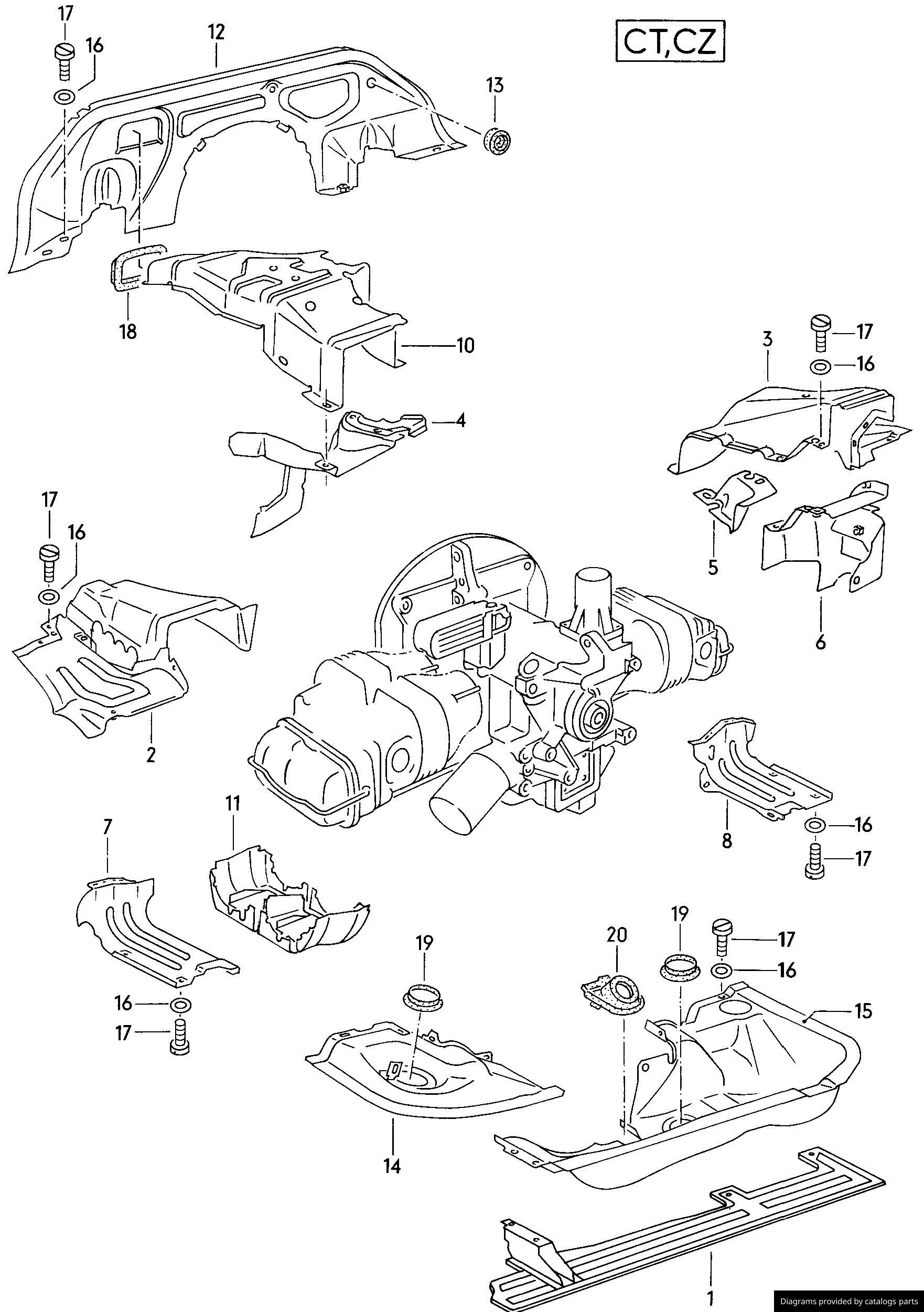 Car part diagram
