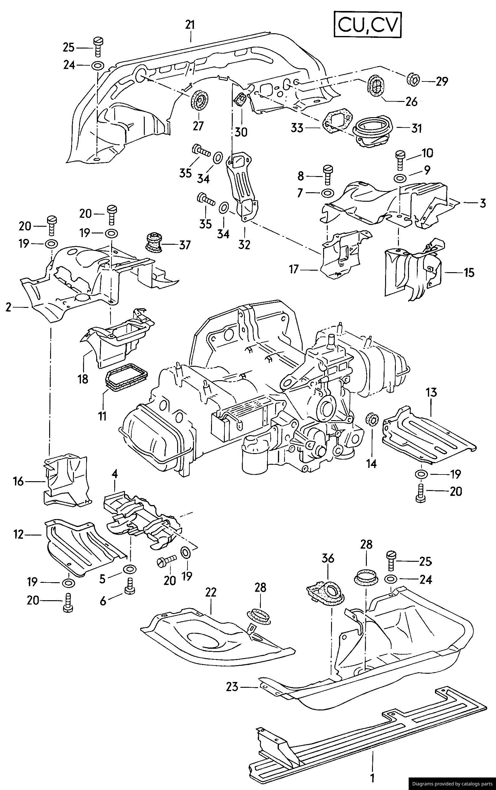 Car part diagram