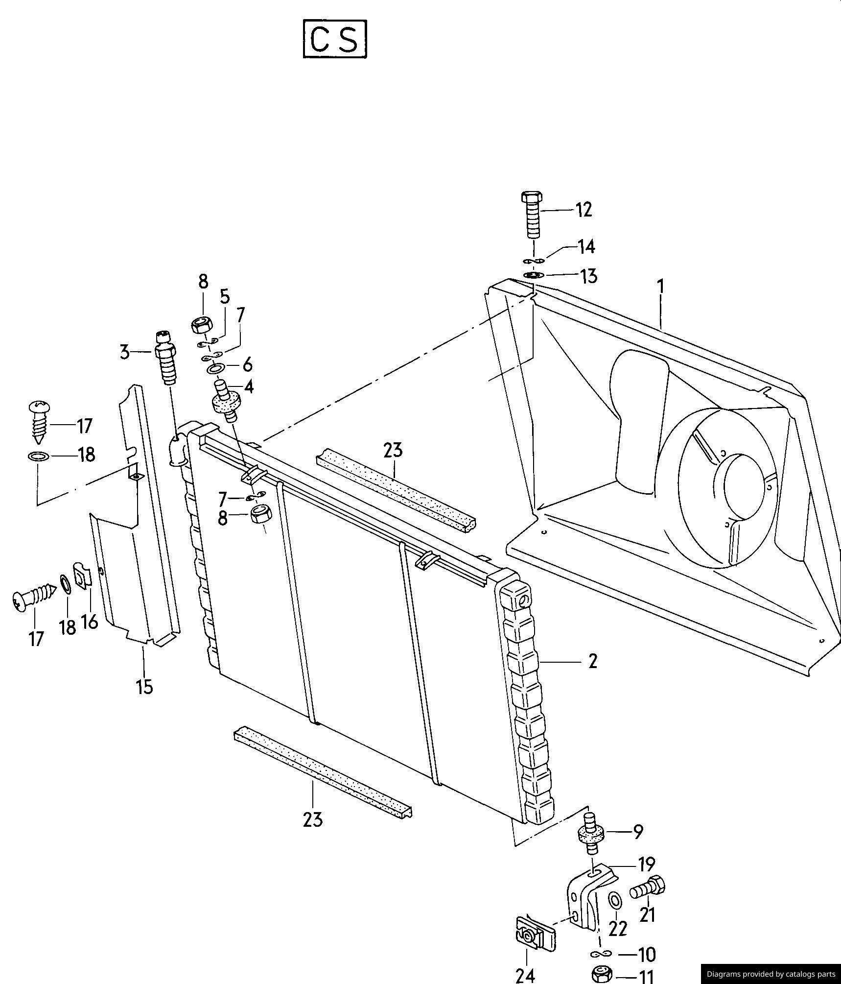 Car part diagram