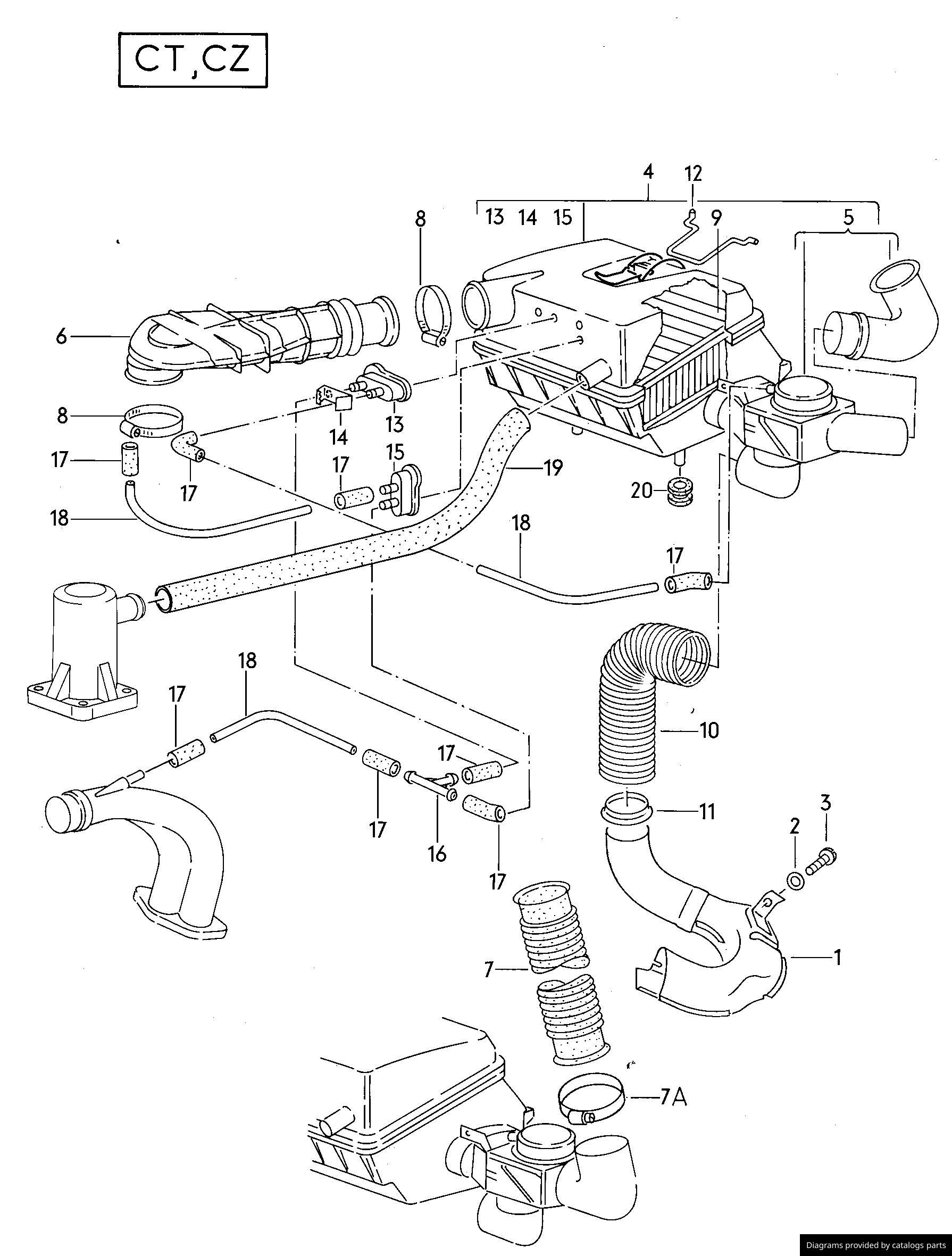 Car part diagram