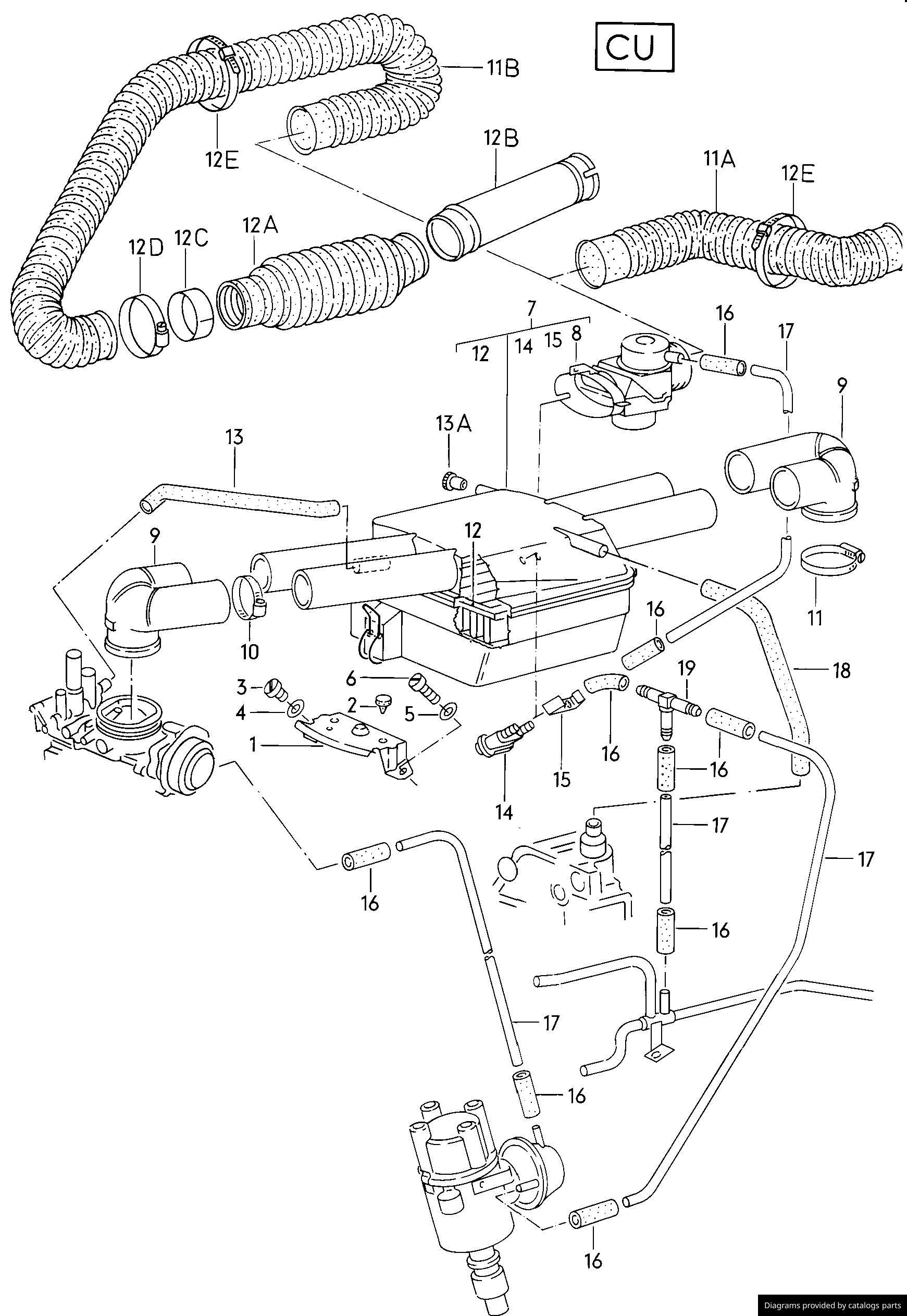 Car part diagram