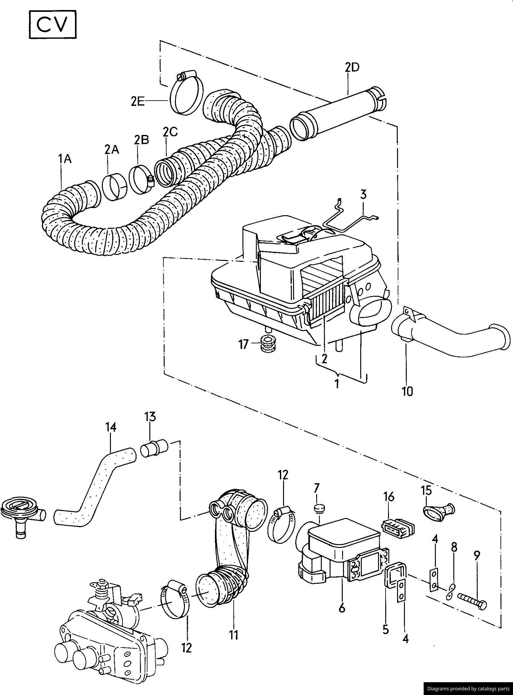 Car part diagram