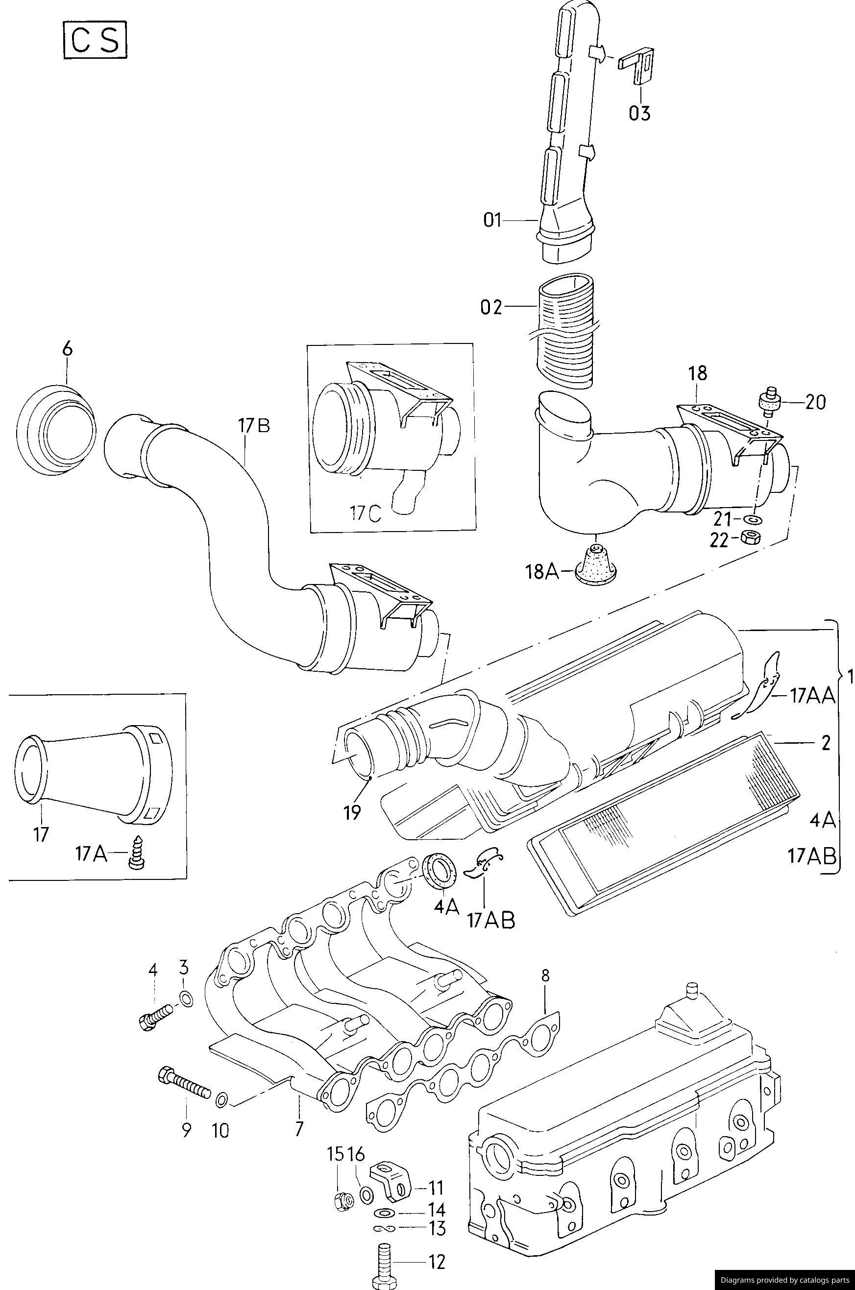 Car part diagram