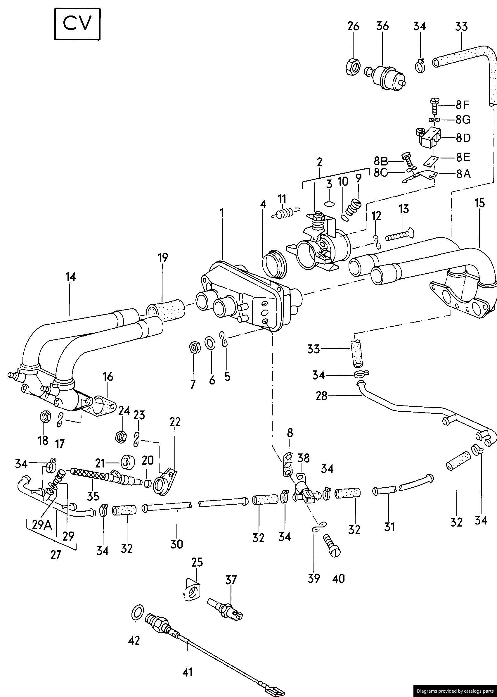 Car part diagram