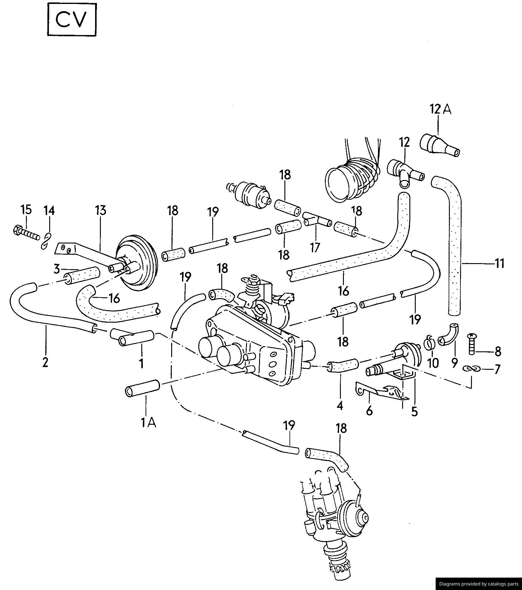Car part diagram