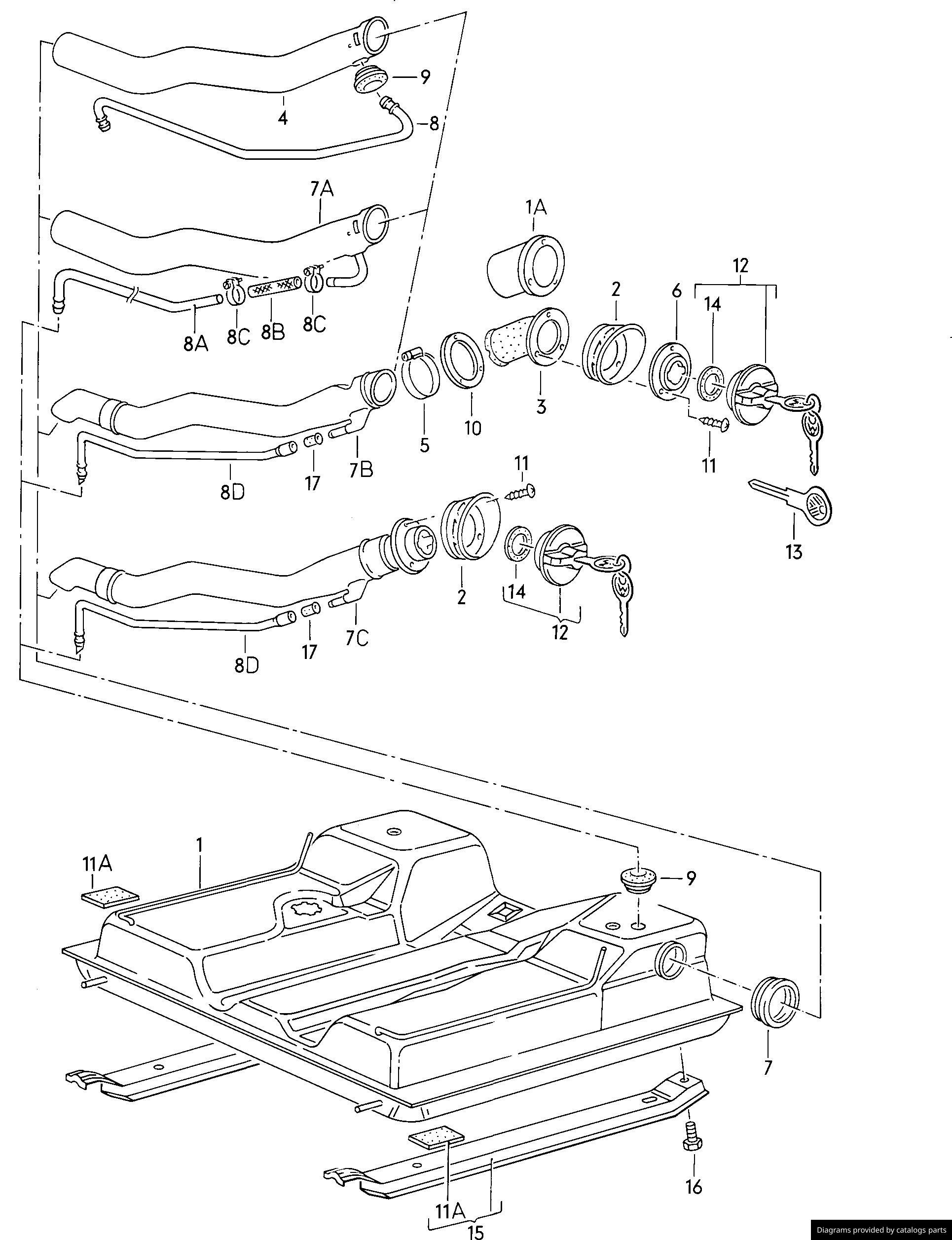 Car part diagram