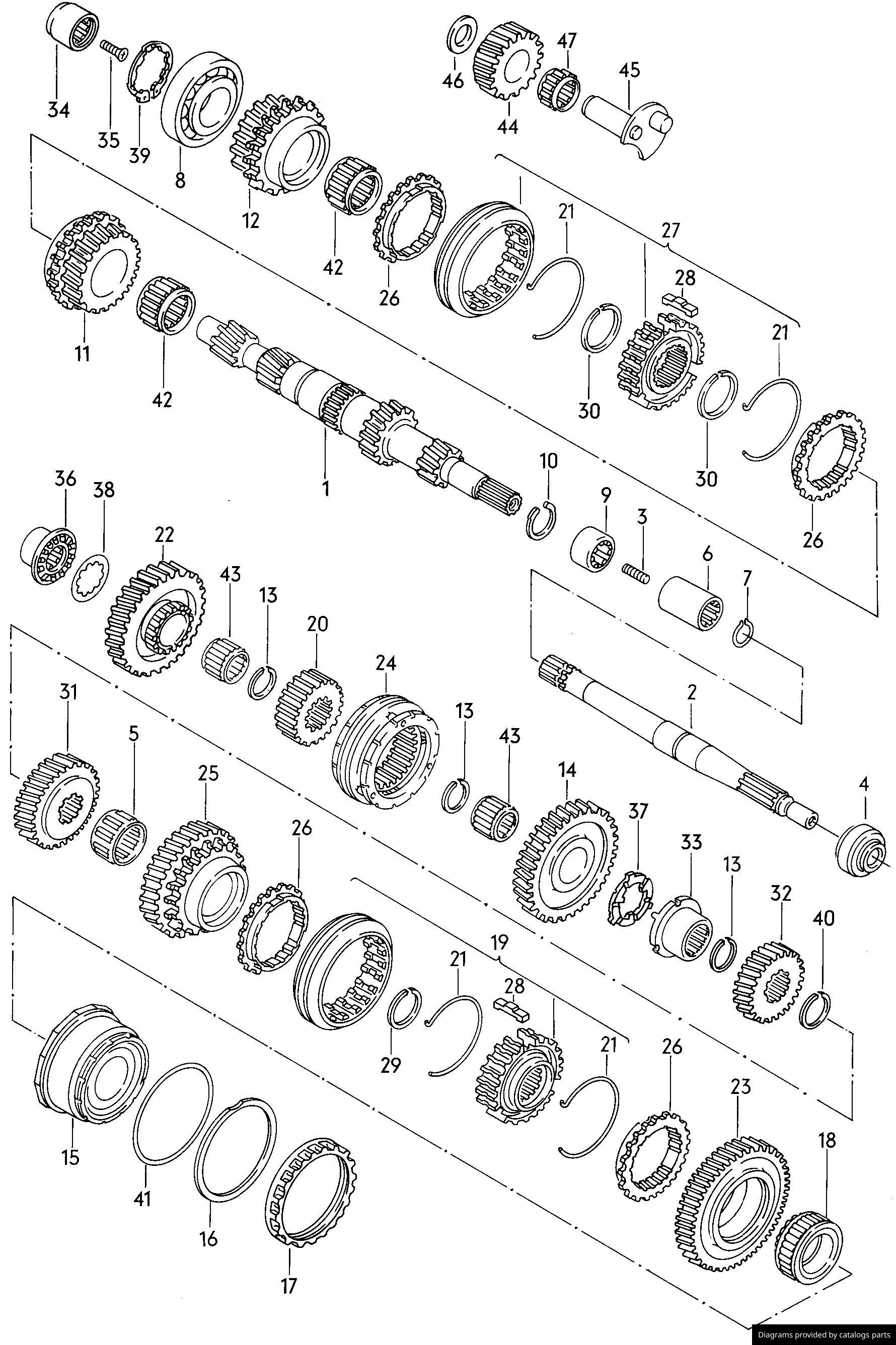 Volkswagen Change Gear 094311145B LLLParts