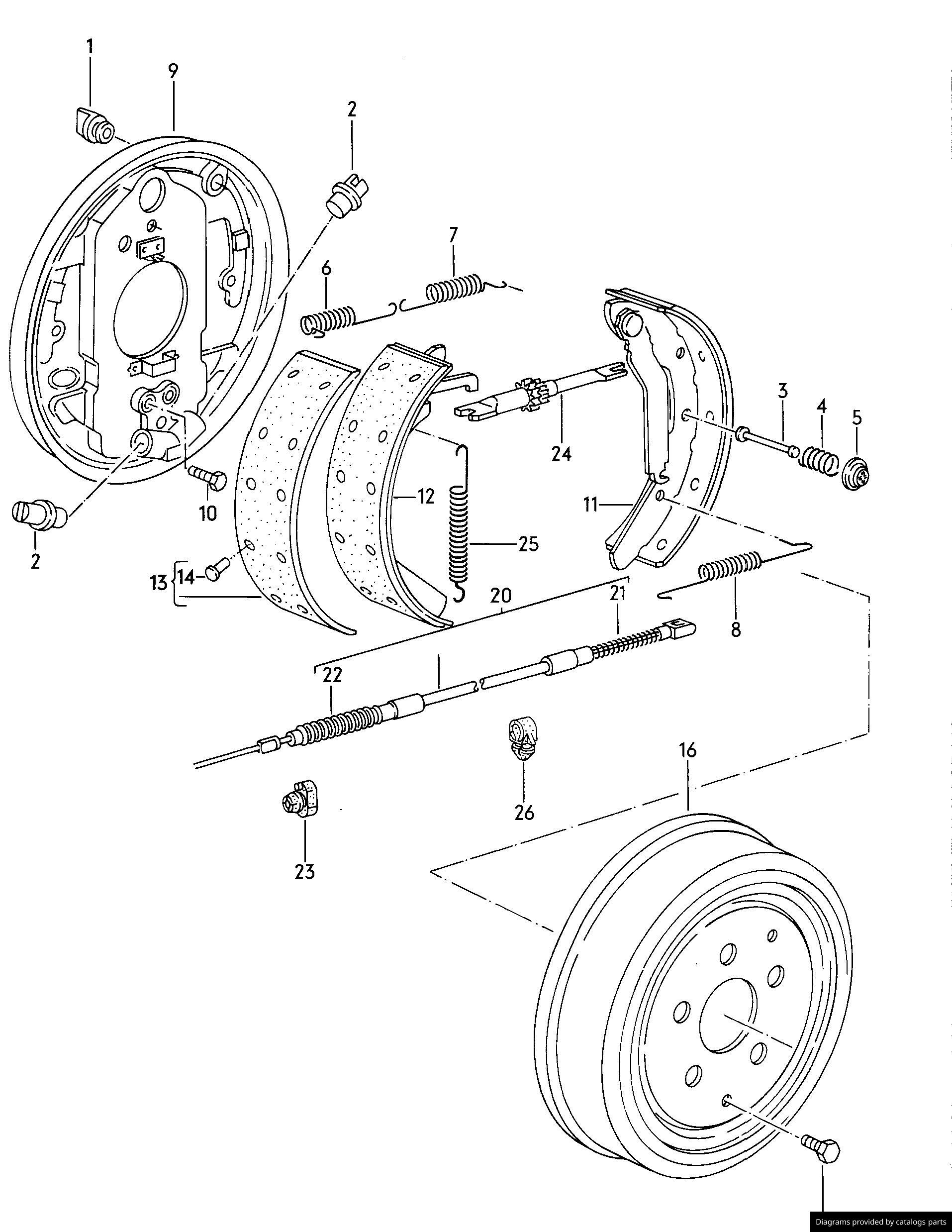 Car part diagram
