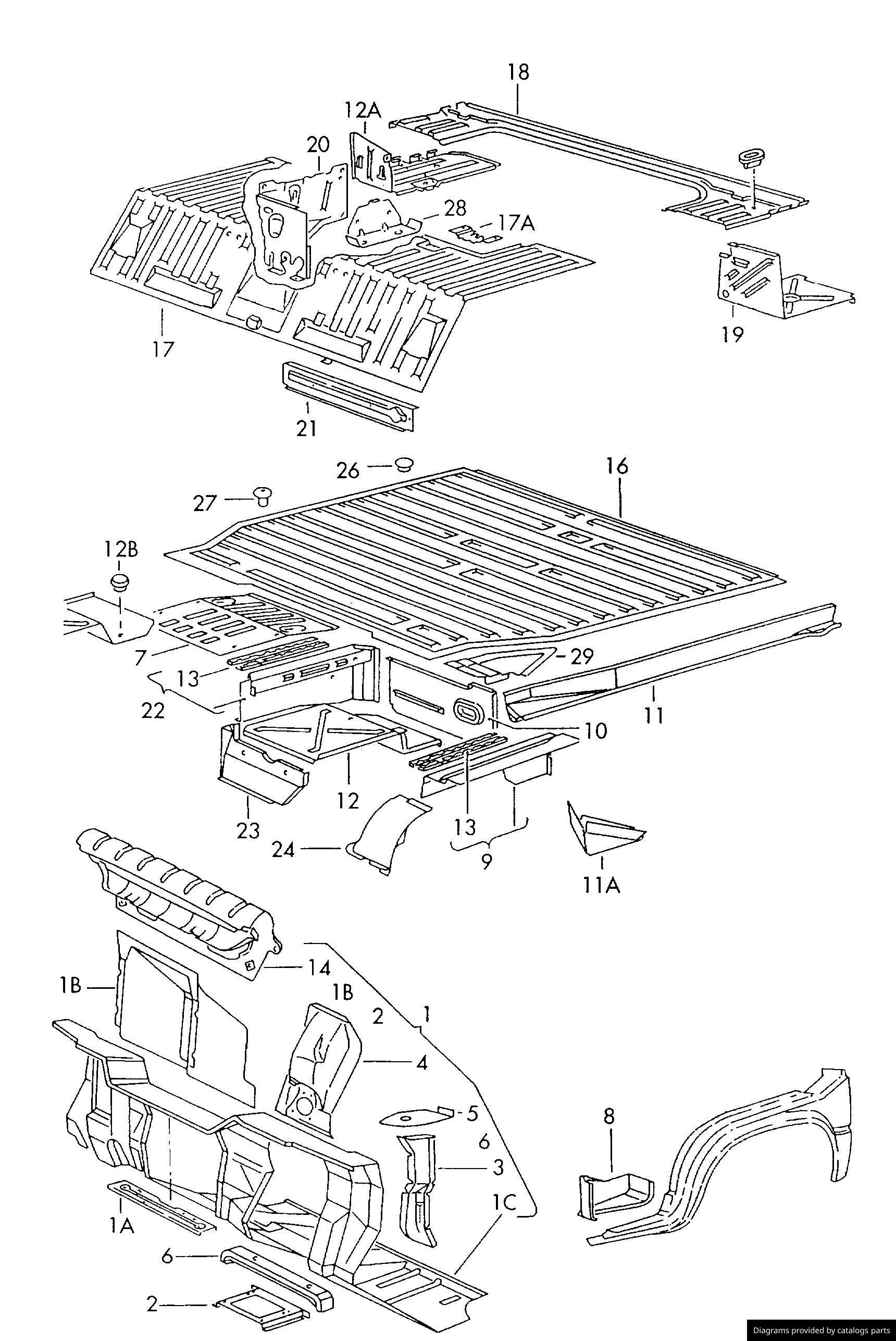 Car part diagram
