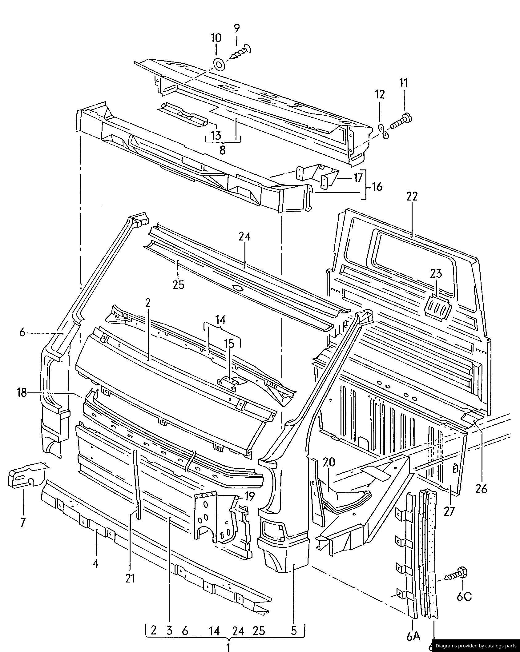 Car part diagram