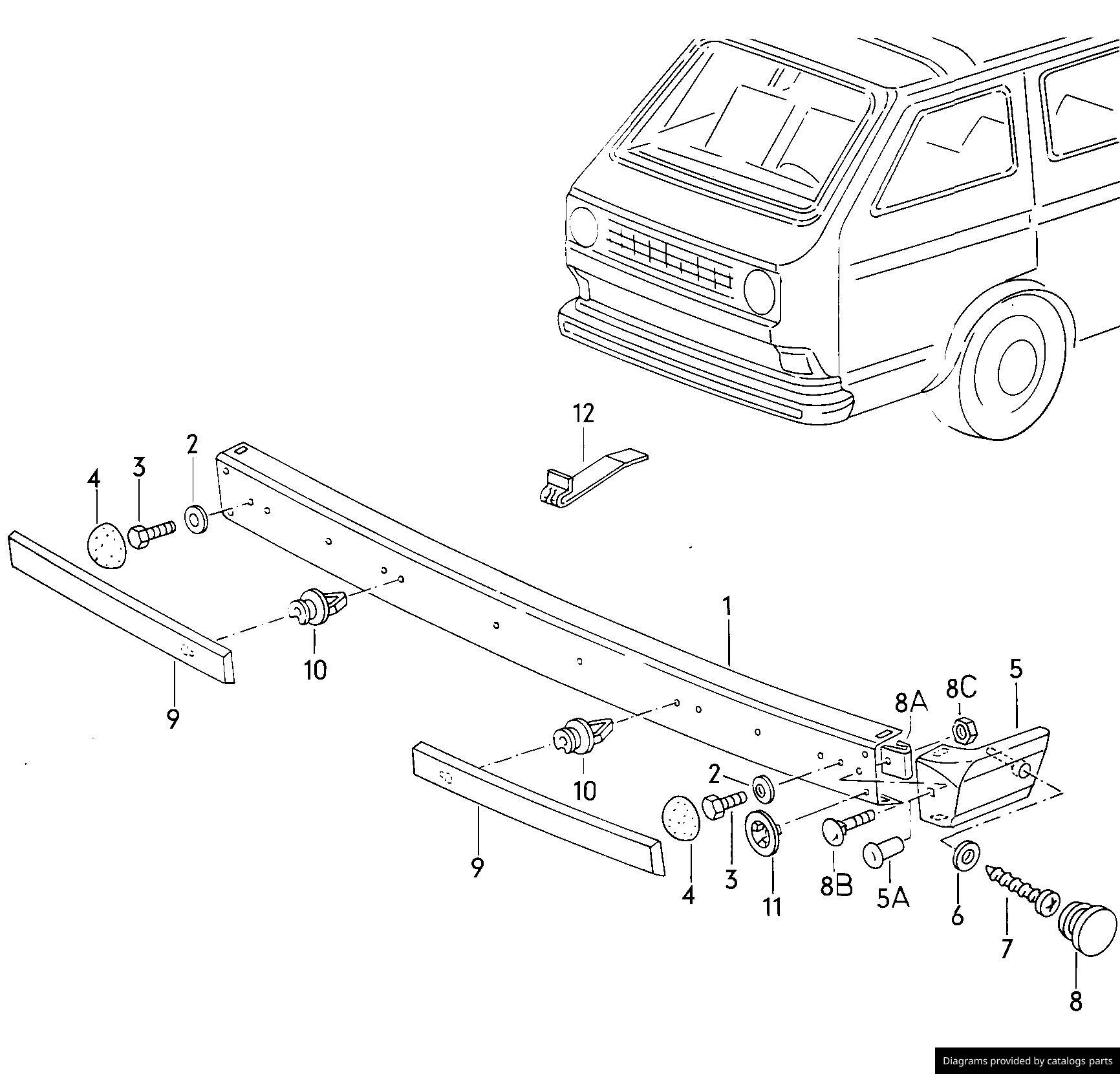 Car part diagram