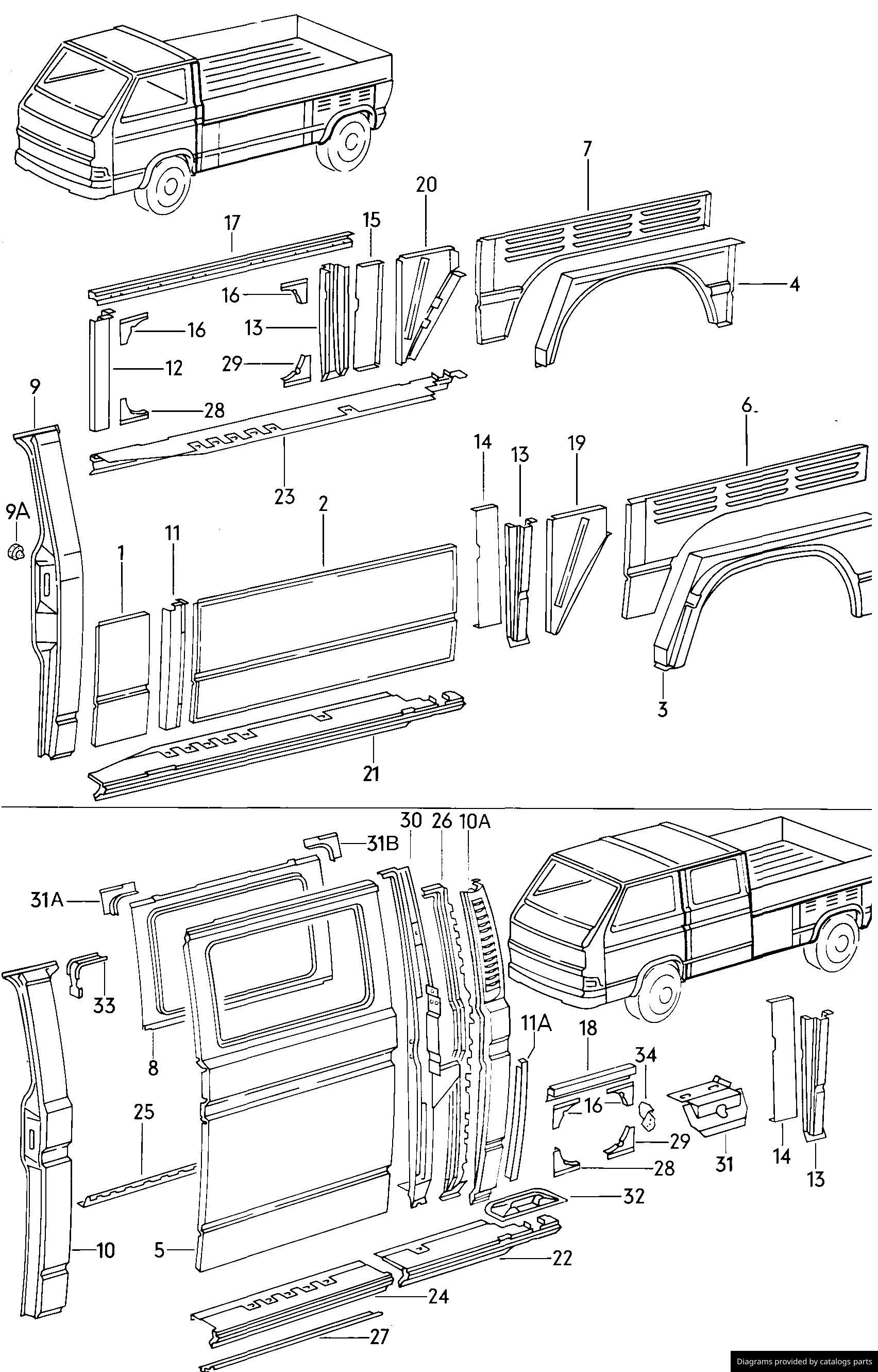 Car part diagram