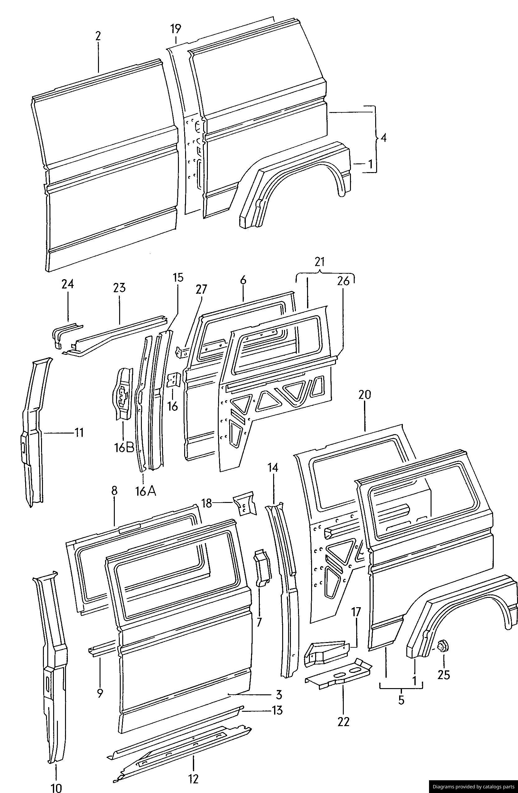 Car part diagram